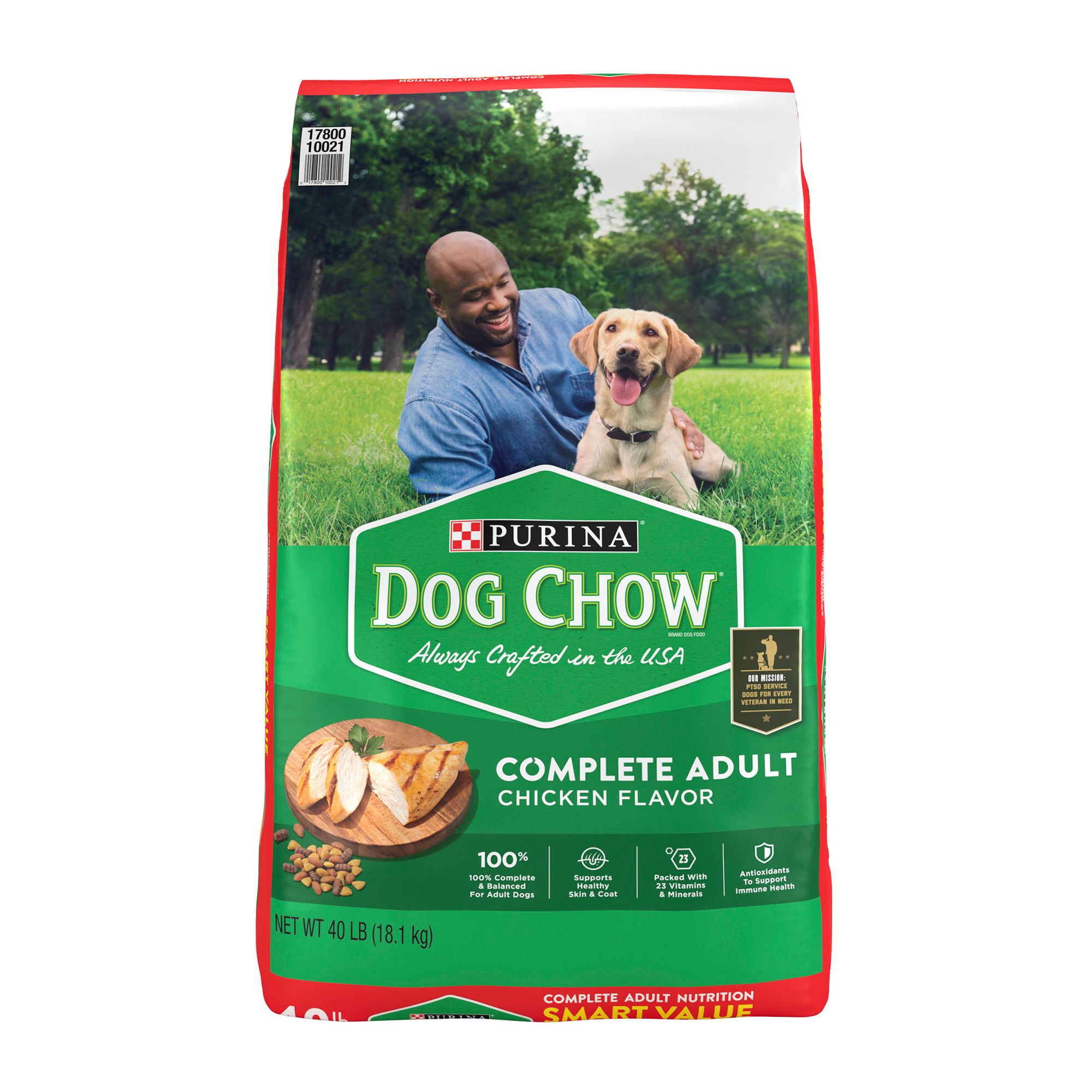 Purina Dog Chow Complete Adult Dry Food - Chicken, Size: 40 lb | PetSmart Red