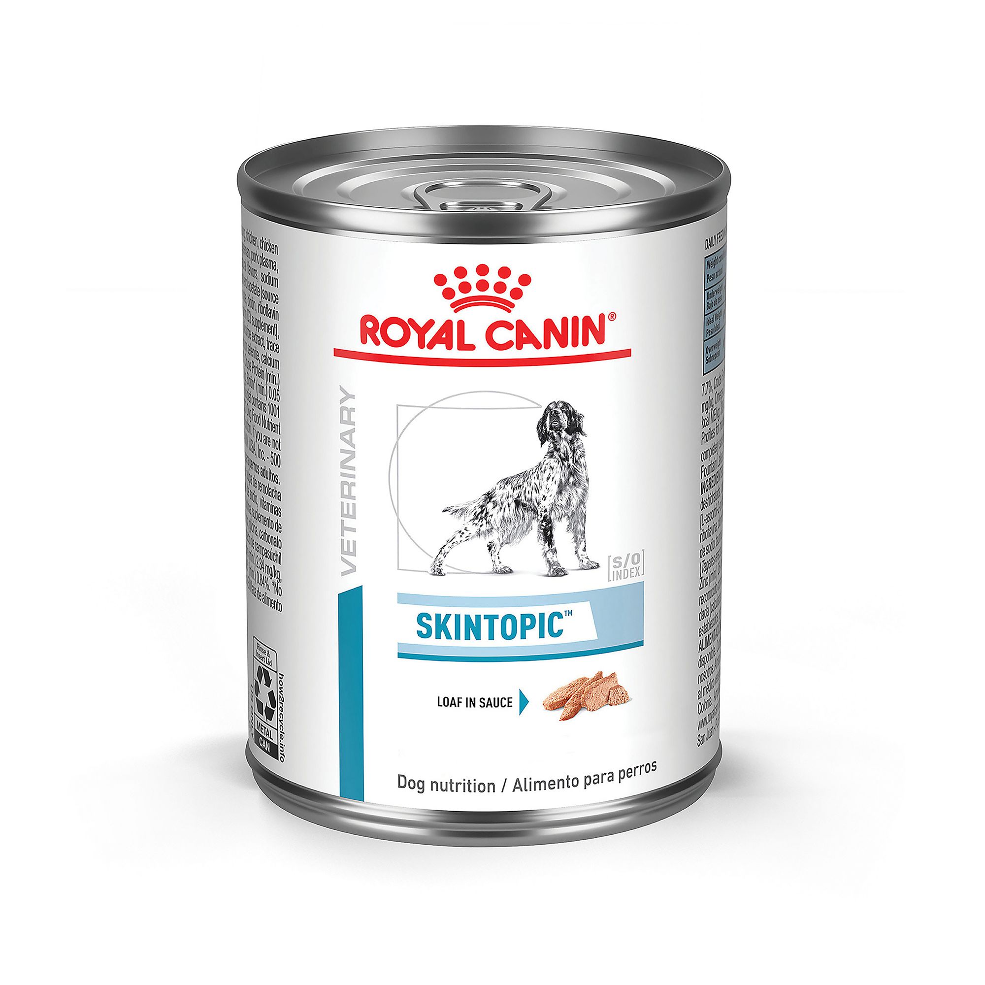 Royal Canin Veterinary Diet Skintopic Loaf in Sauce Adult Wet Dog Food - 13 oz | PetSmart