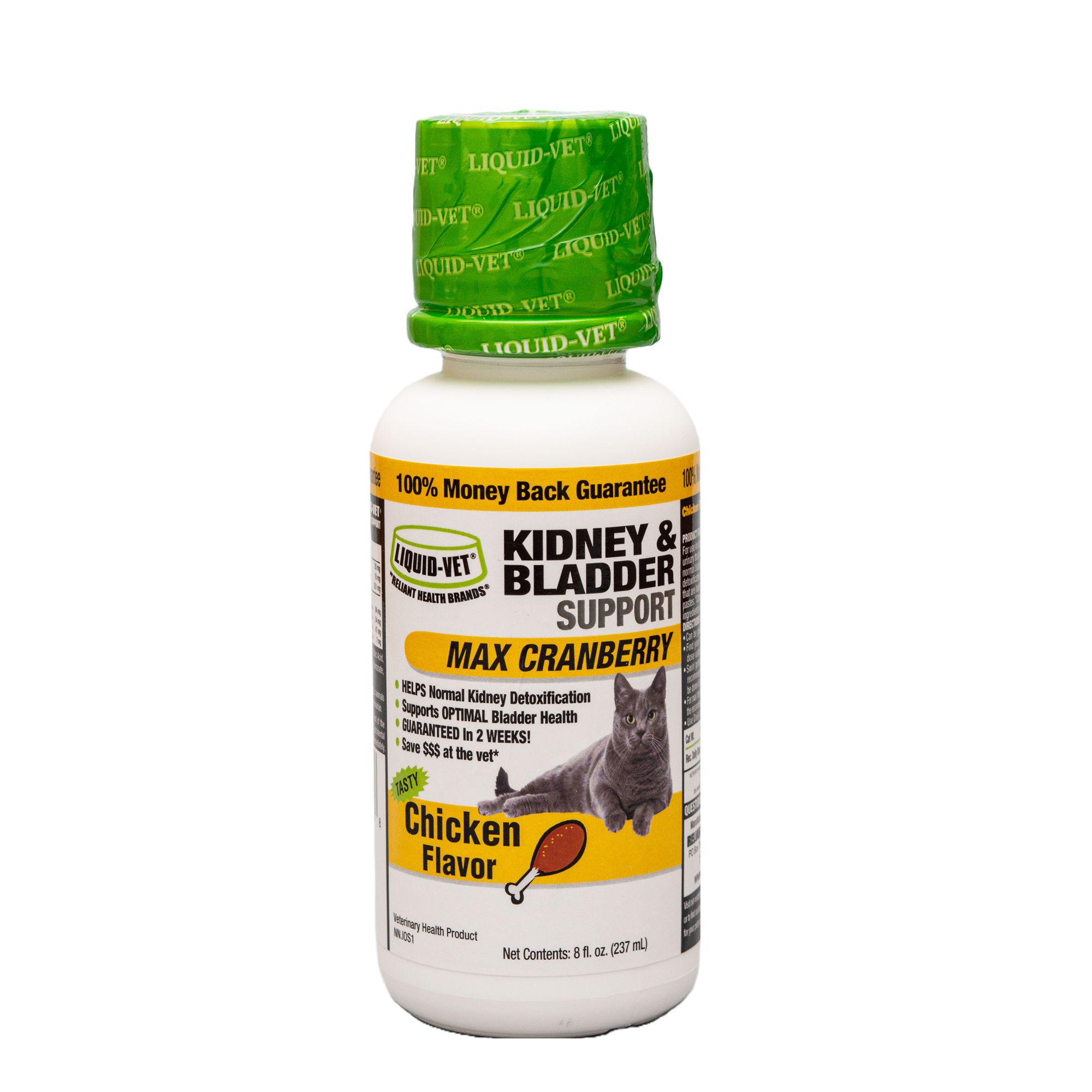 Liquid-Vet Feline Kidney & Bladder All Life Stages Cat Supplement - Chicken (8 Oz)