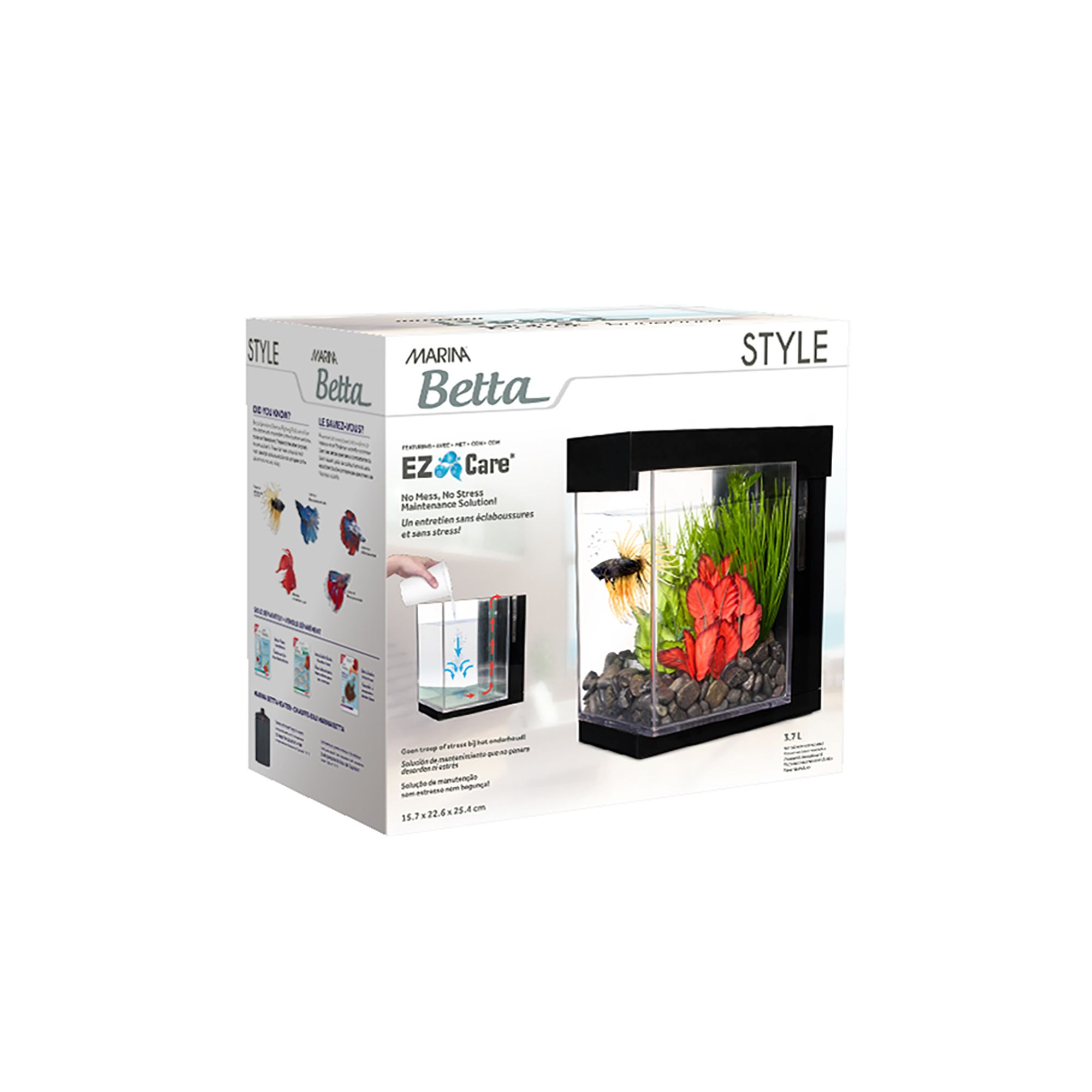 Marina EZ Care Betta Style Aquarium - 1 Gallon (1 Gal)