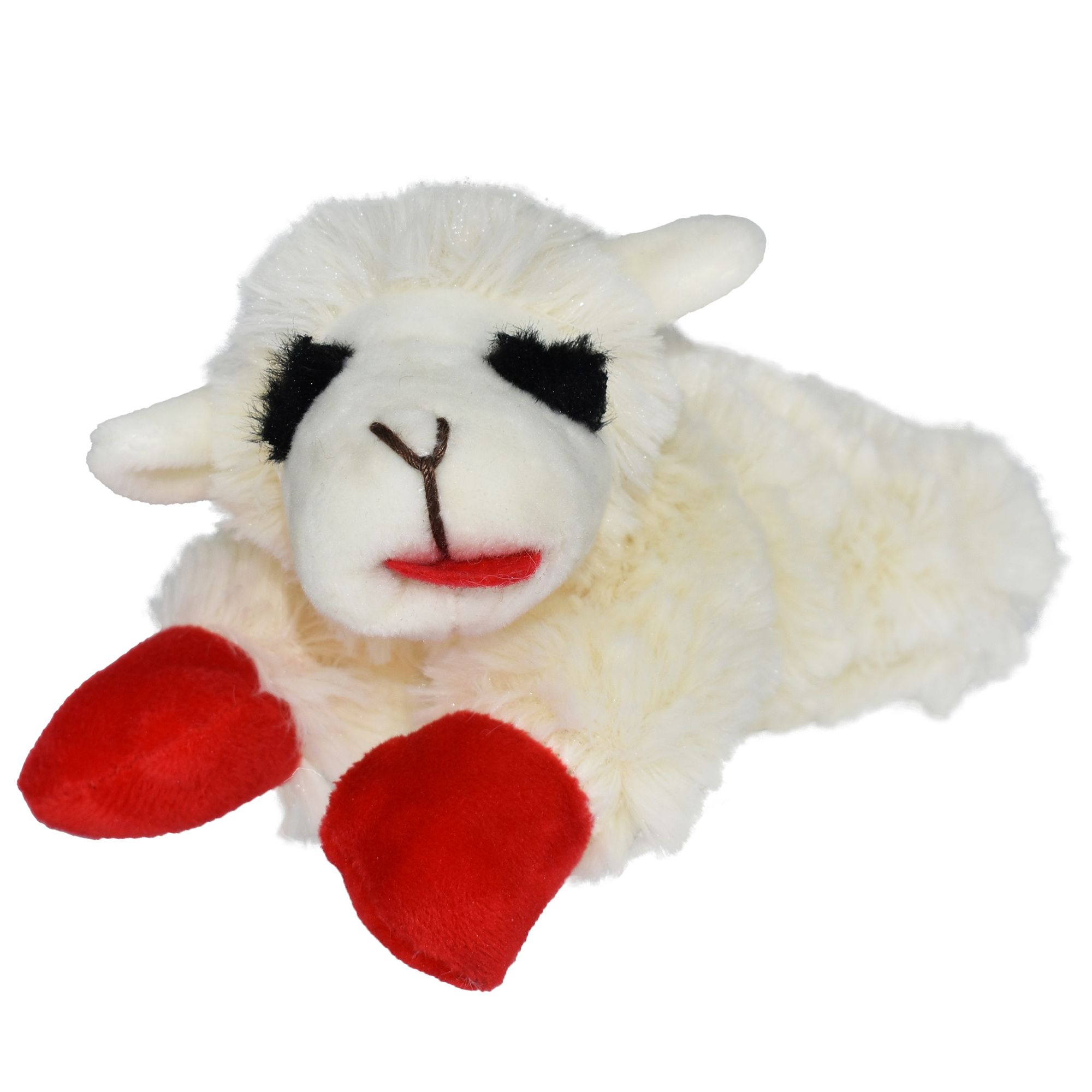 Multipet Lamb Chop Plush Dog Toy with Squeaker, Size: Small | PetSmart