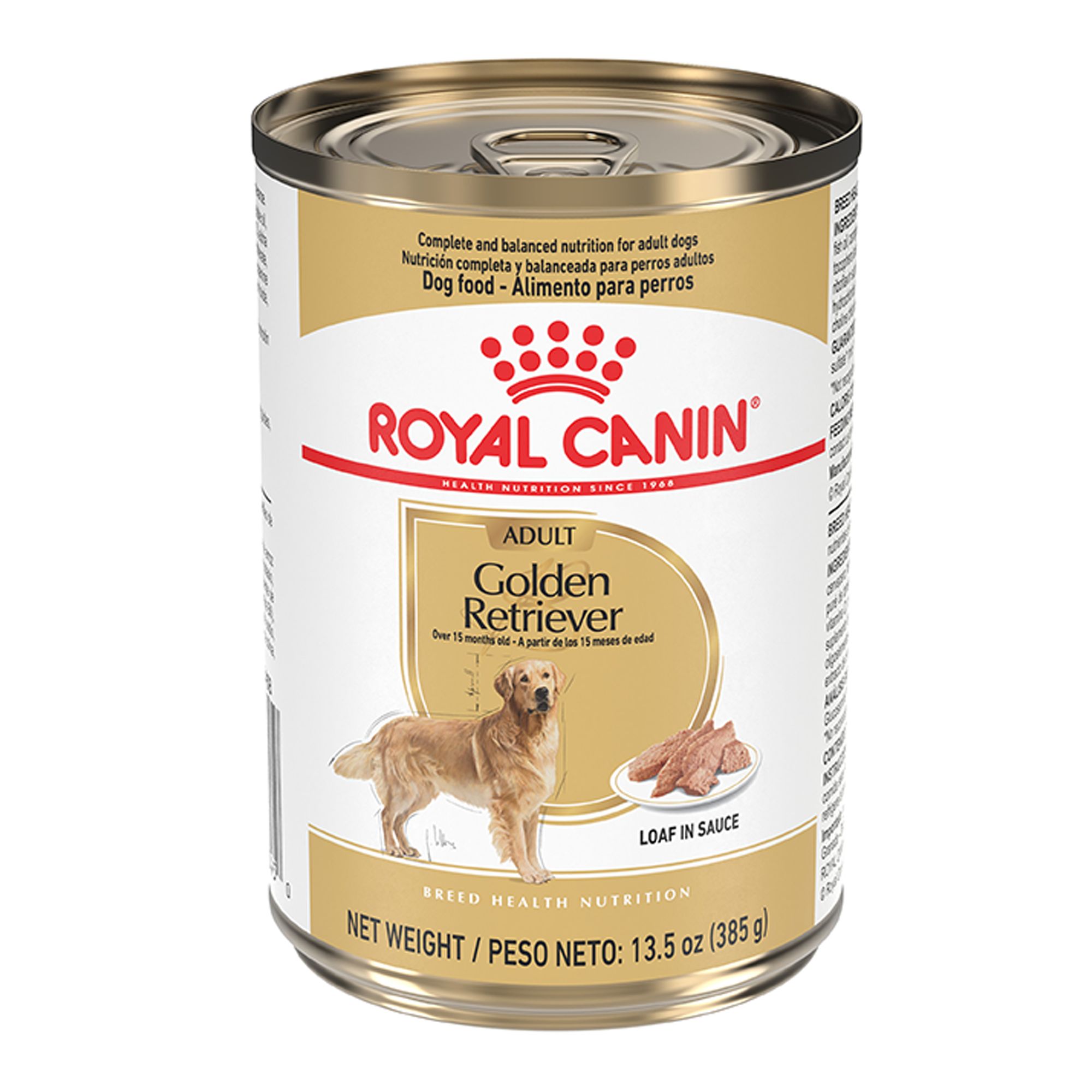 Royal Canin Golden Retriever Large Breed Loaf in Sauce Adult Wet Dog Food - 13.5 Oz, Flavor: Chicken | PetSmart