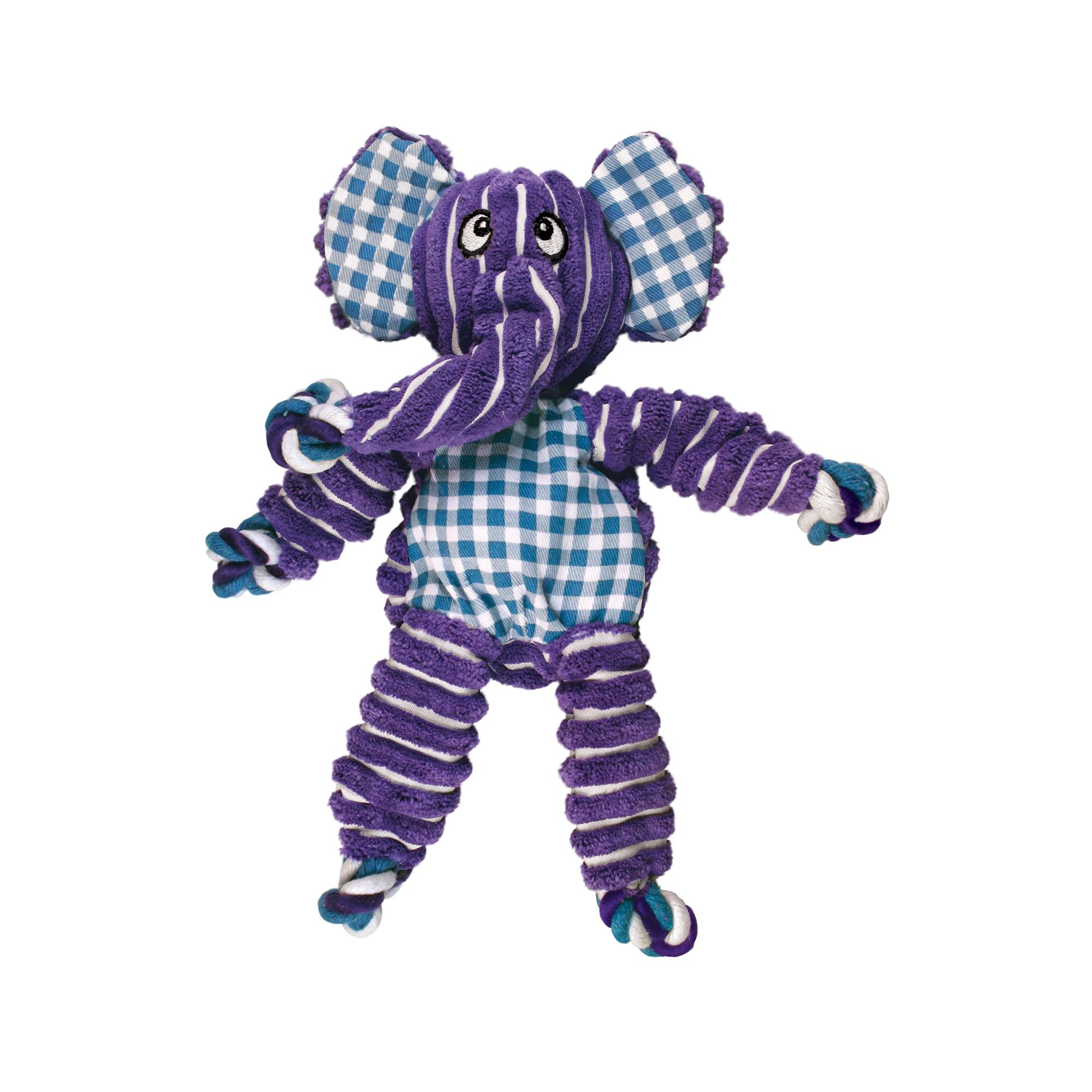 KONG Floppy Knot Elephant Dog Toy - Rope, Squeaker, Size: Medium/Large | PetSmart