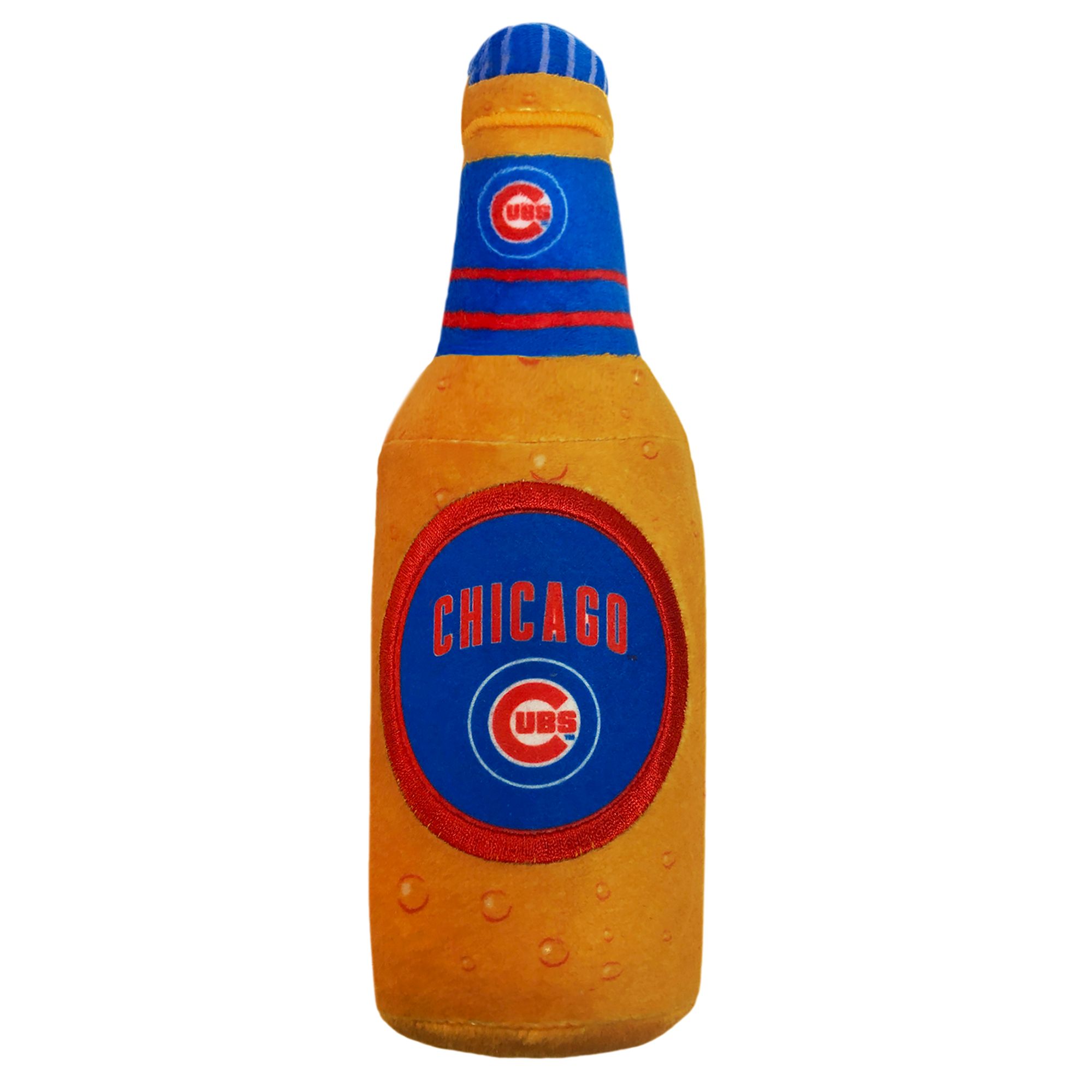 Pets First Chicago Cubs Plush Bottle Dog Toy | PetSmart