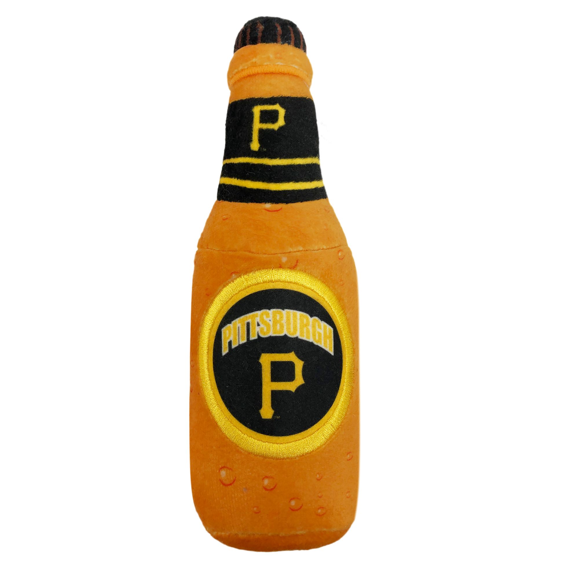 Pets First Pittsburgh Pirates Plush Bottle Dog Toy | PetSmart