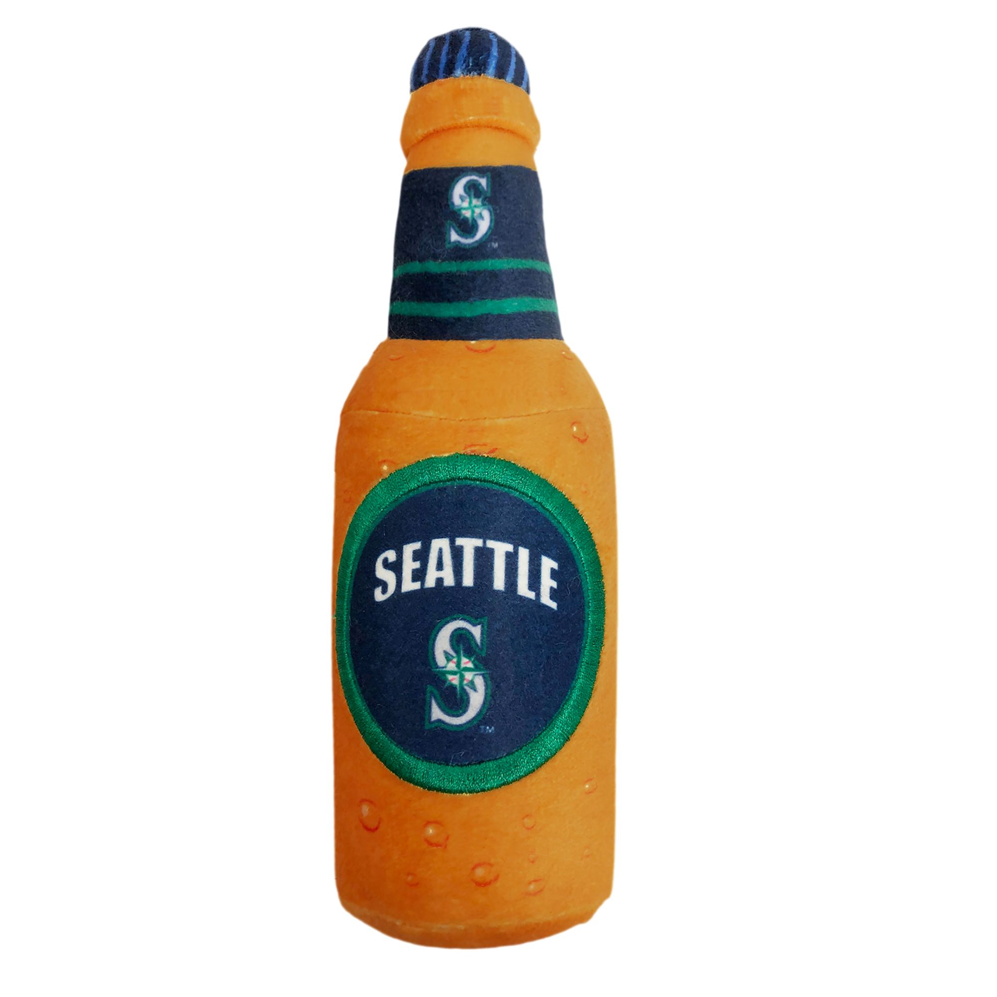Pets First Seattle Mariners Plush Bottle Dog Toy | PetSmart