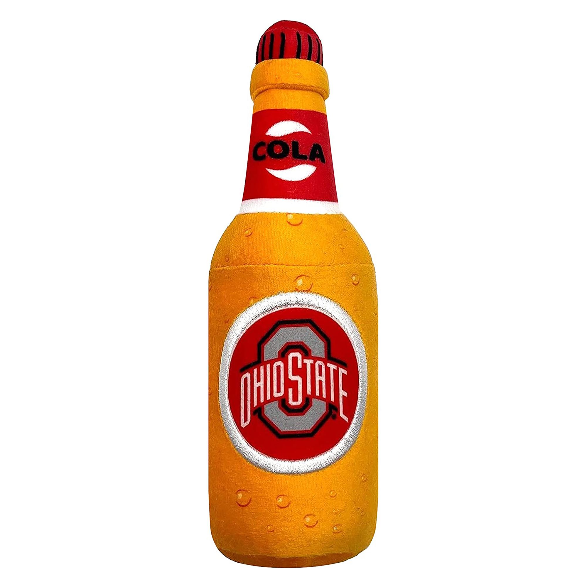 Pets First Ohio State Buckeyes Plush Bottle Dog Toy | PetSmart