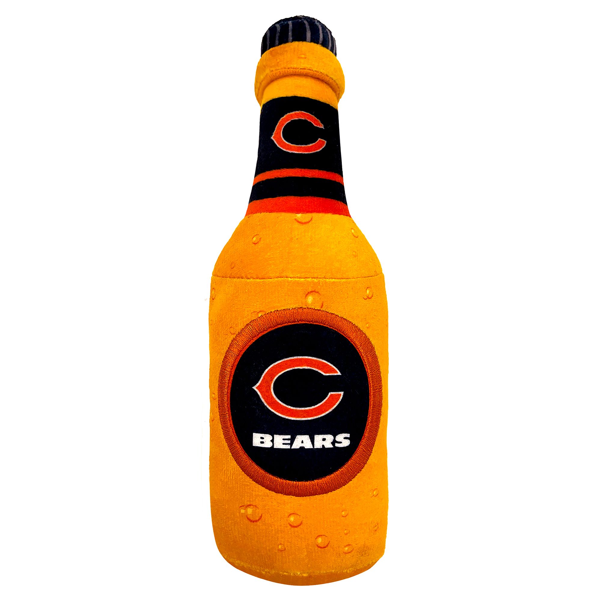 Pets First Chicago Bears Plush Bottle Dog Toy | PetSmart