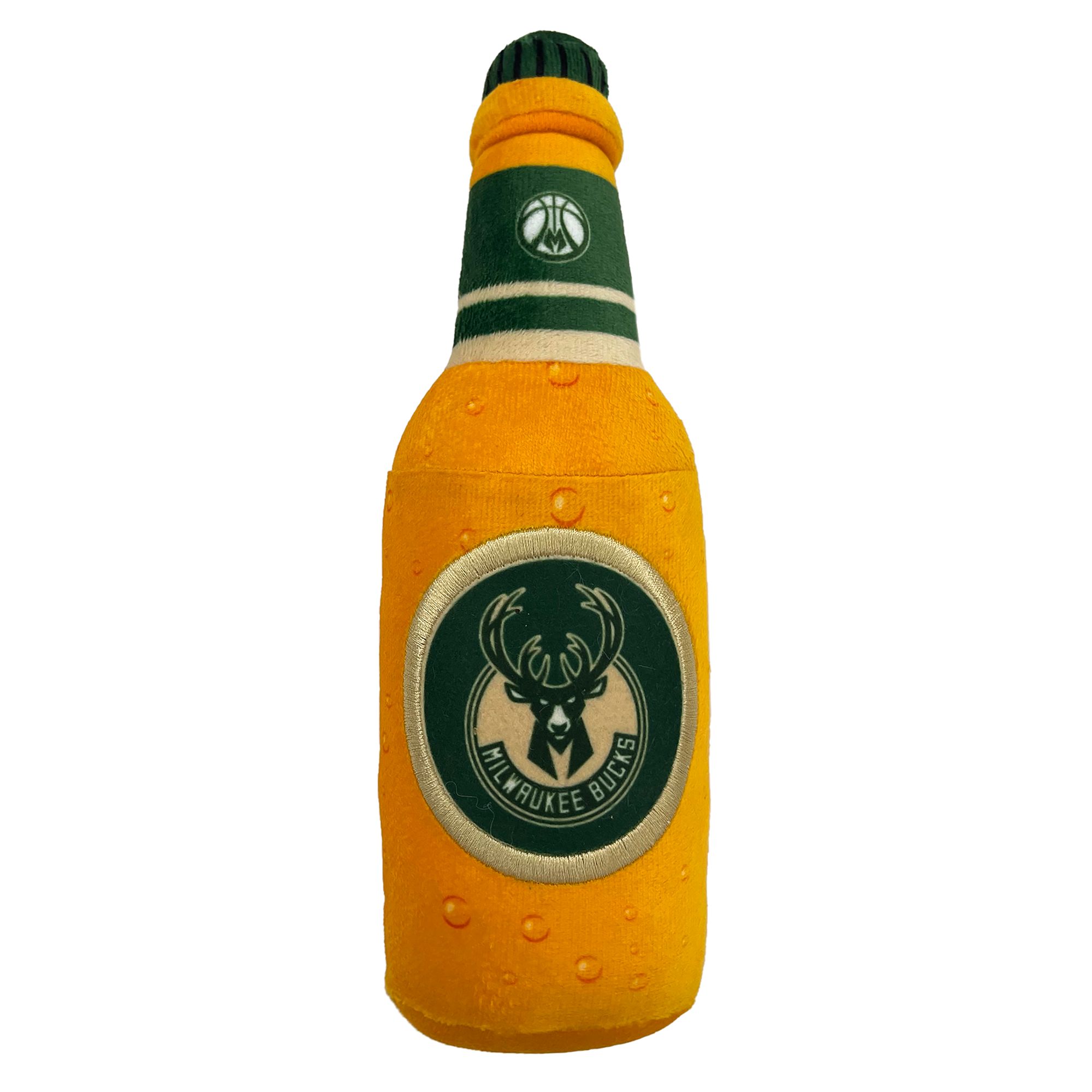 Pets First Milwaukee Bucks Plush Bottle Dog Toy | PetSmart