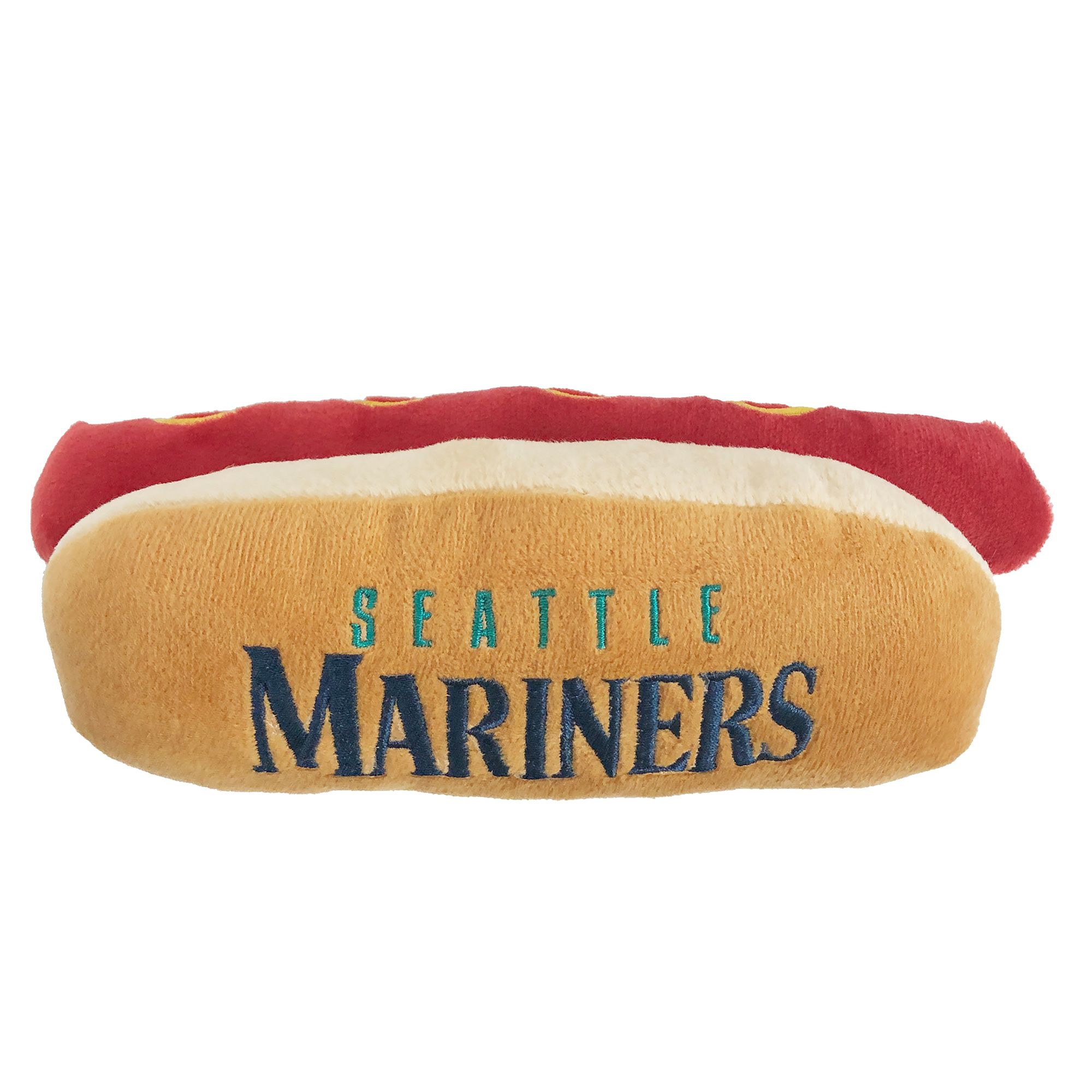 Pets First Seattle Mariners Plush Hot Dog Toy | Polyester PetSmart