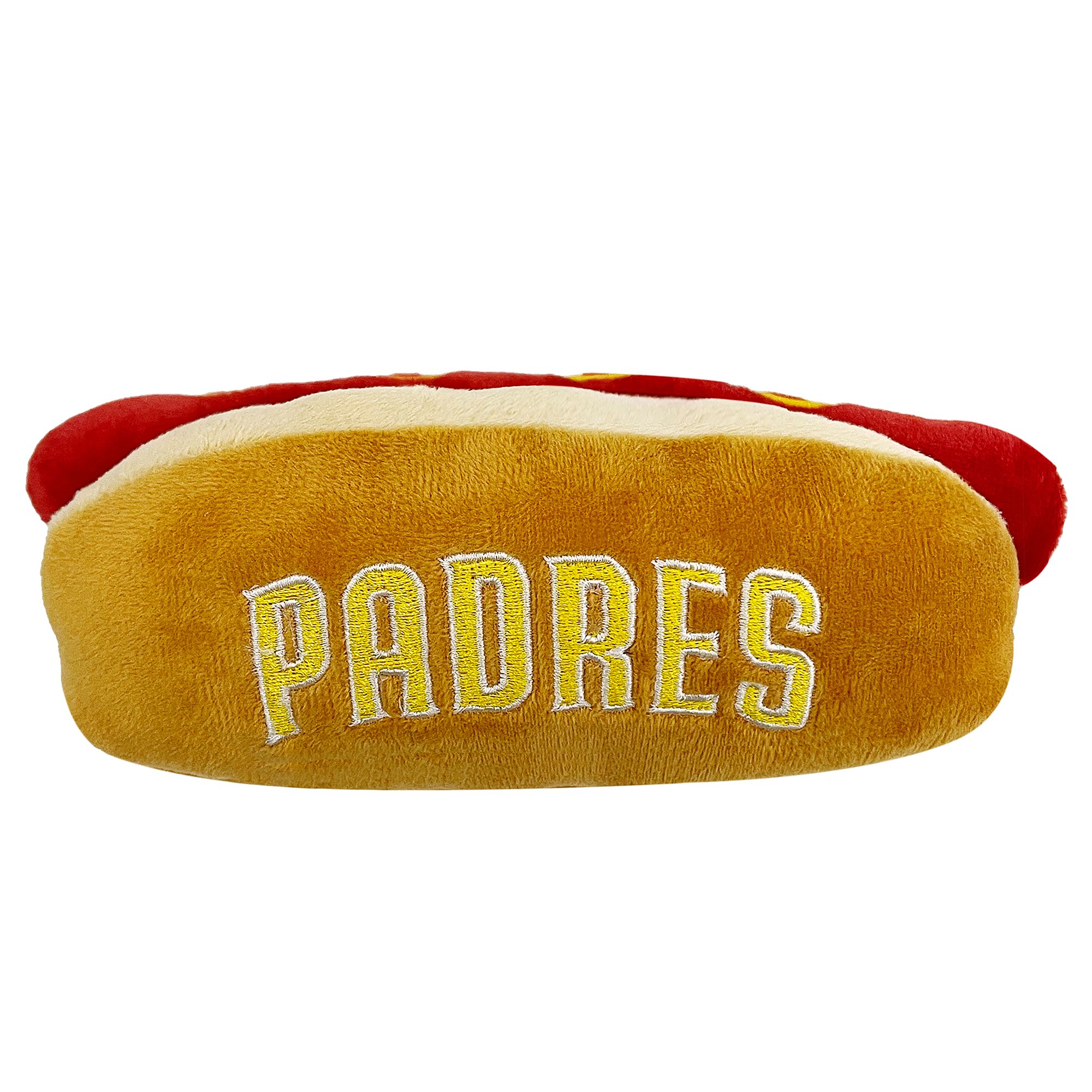 Pets First San Diego Padres Plush Hot Dog Toy | Polyester PetSmart