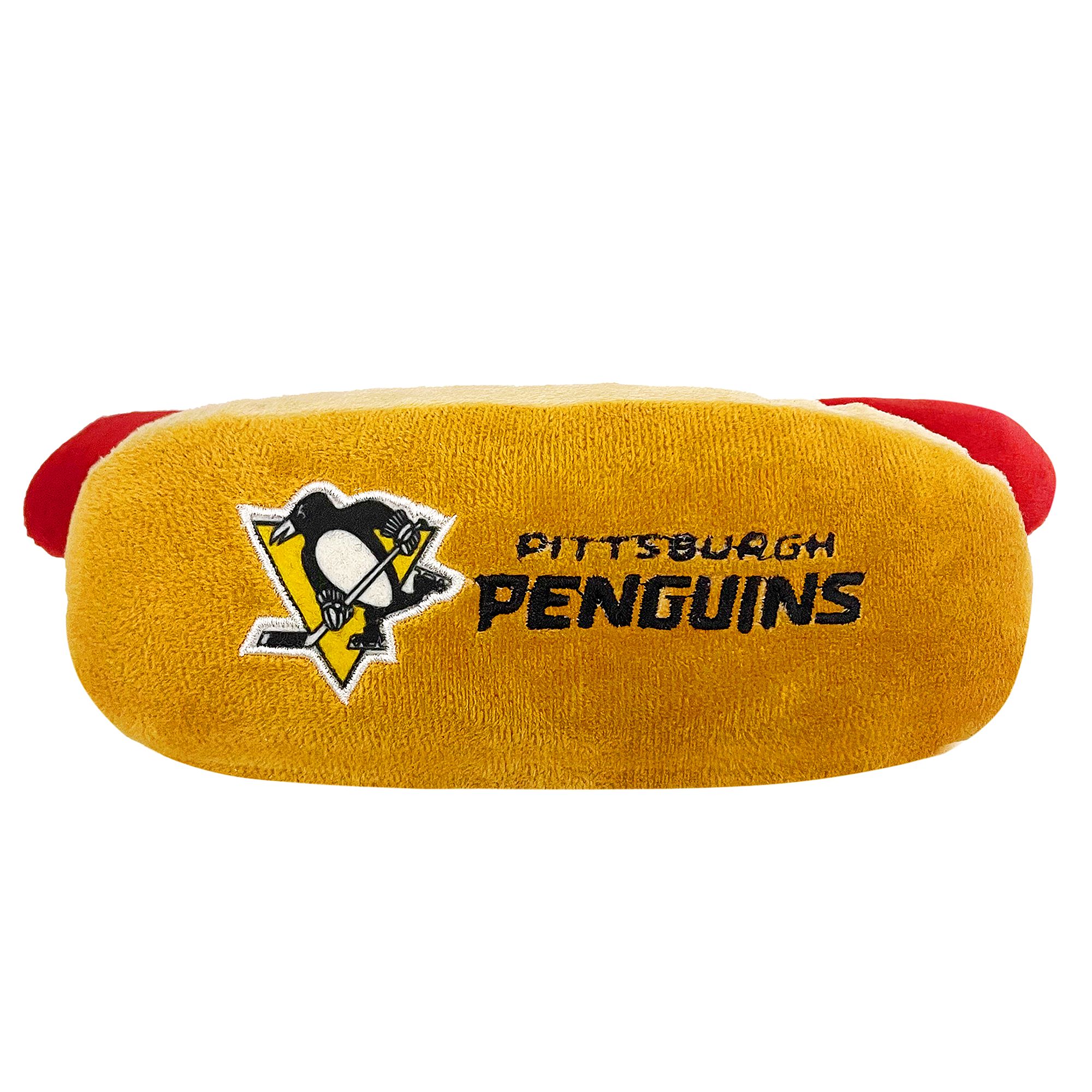 Pets First Pittsburgh Penguins Plush Hot Dog Toy | Polyester PetSmart