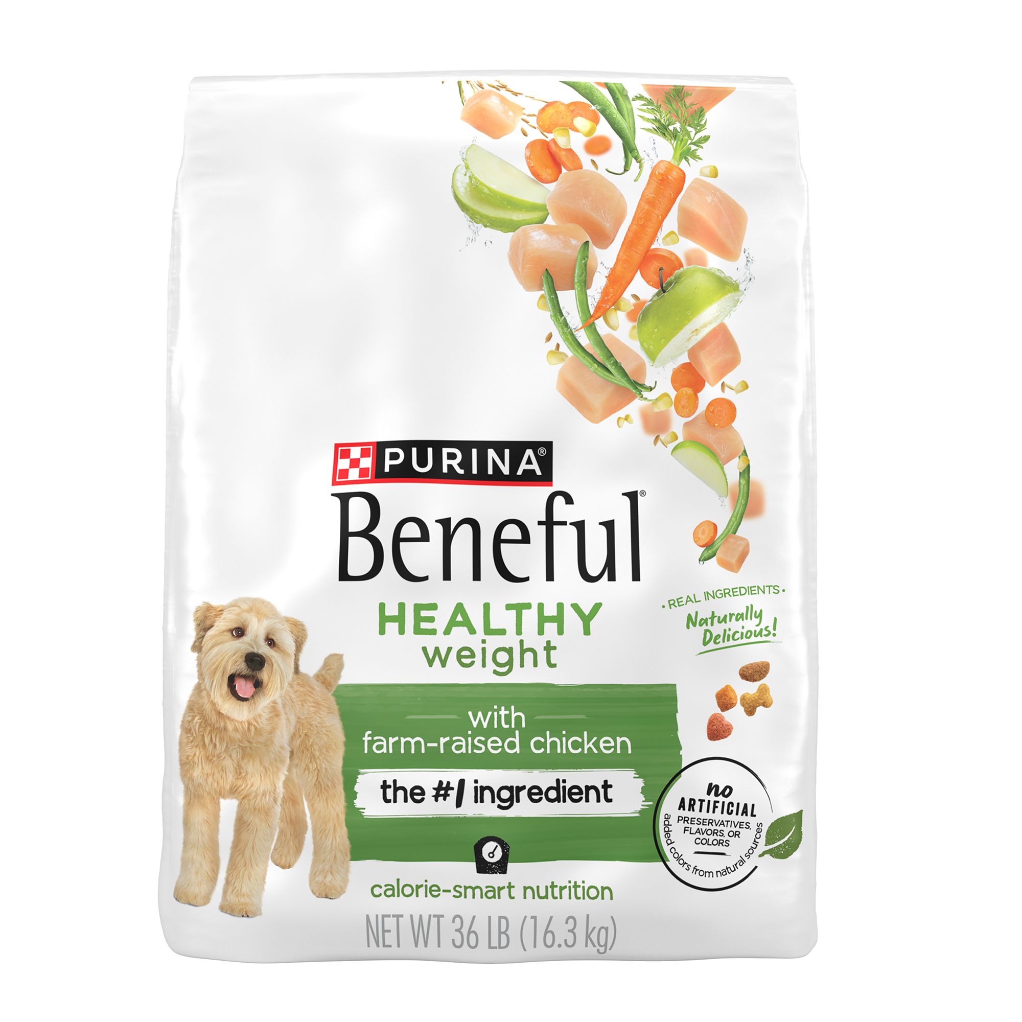 Purina Beneful Healthy Weight Adult Dog Dry Food - Chicken, Size: 36 lb | PetSmart Green