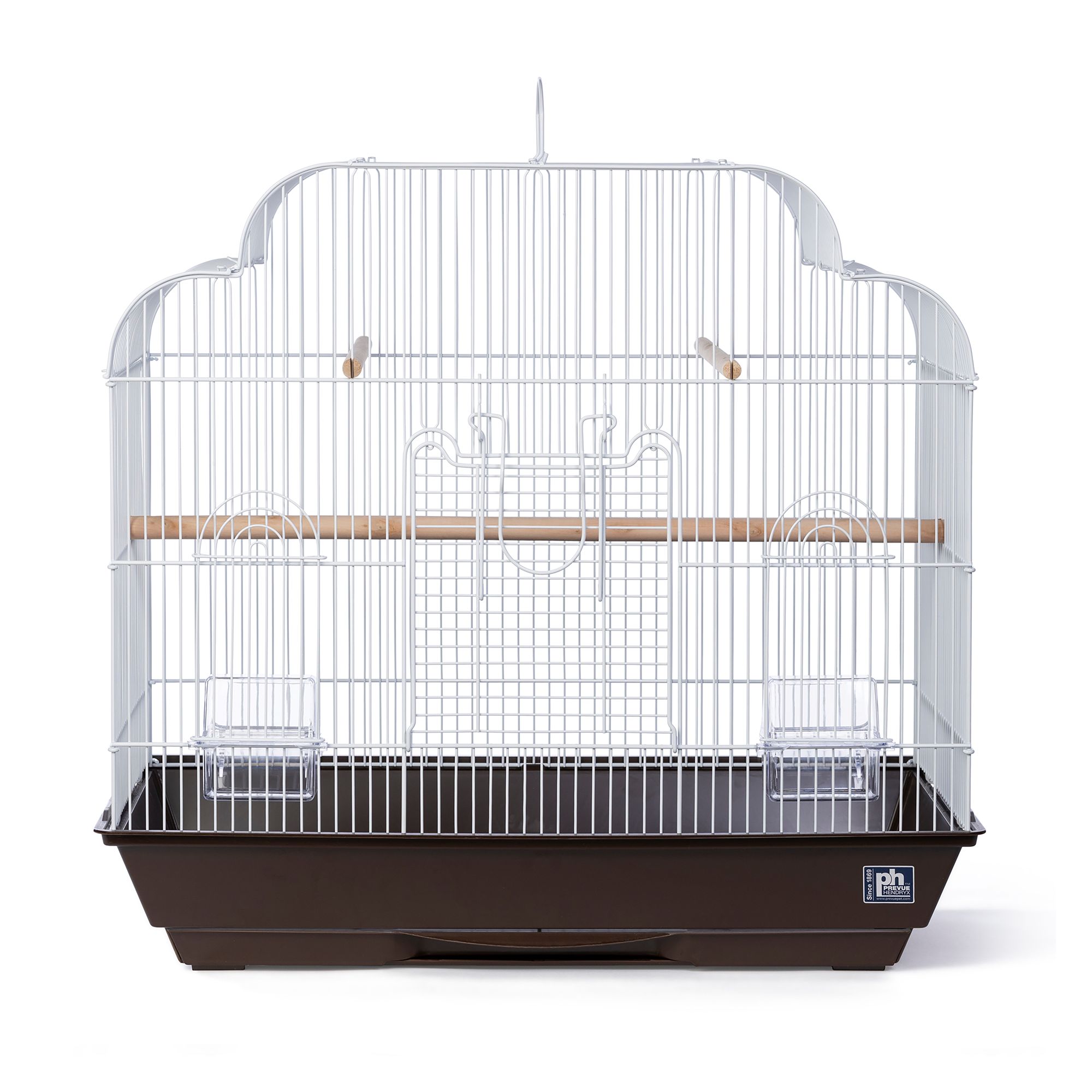 Prevue Pet Products Cascade Roof Bird Cage in White | PetSmart