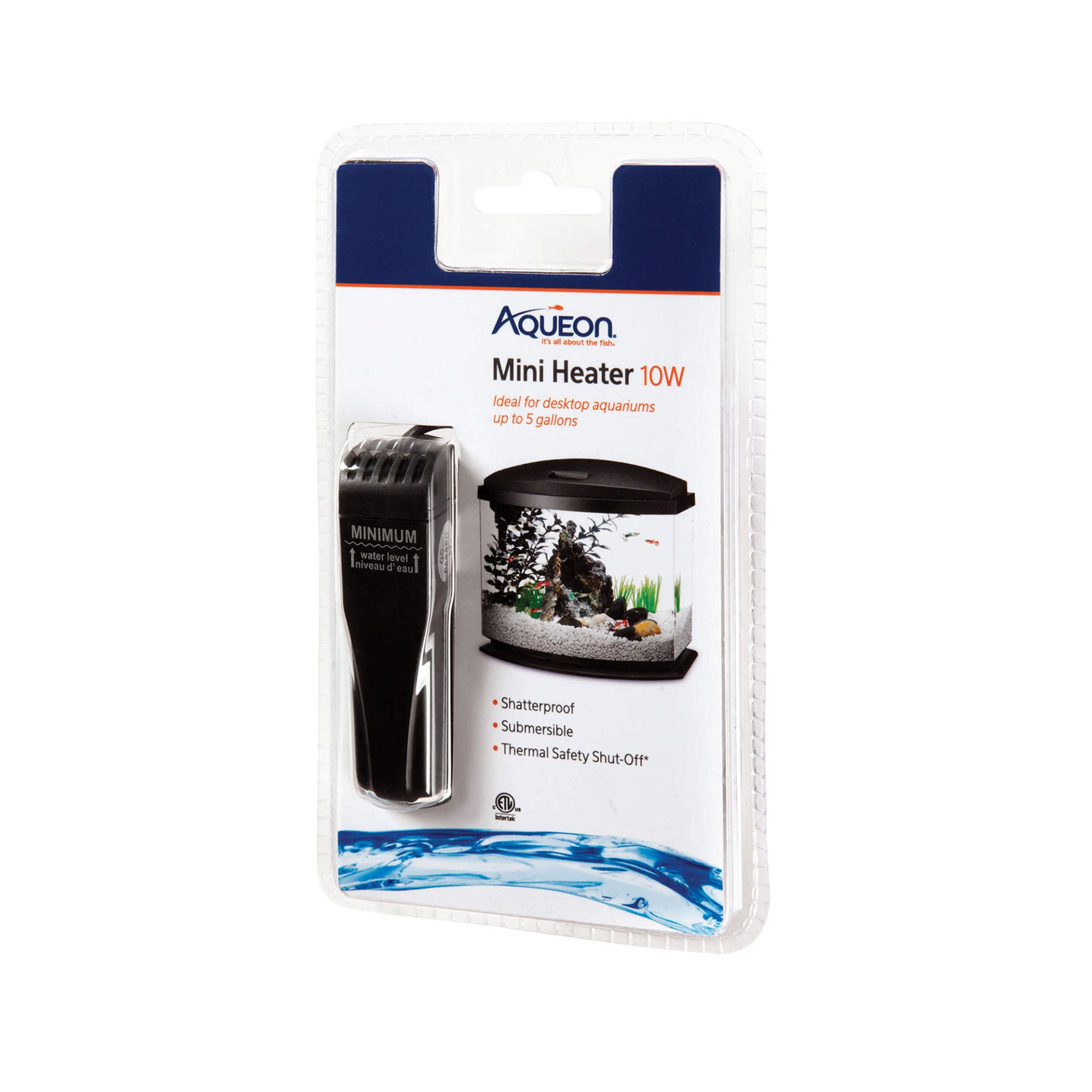Aqueon 10-Watt Mini Aquarium Heater for Fish Tanks (10W)