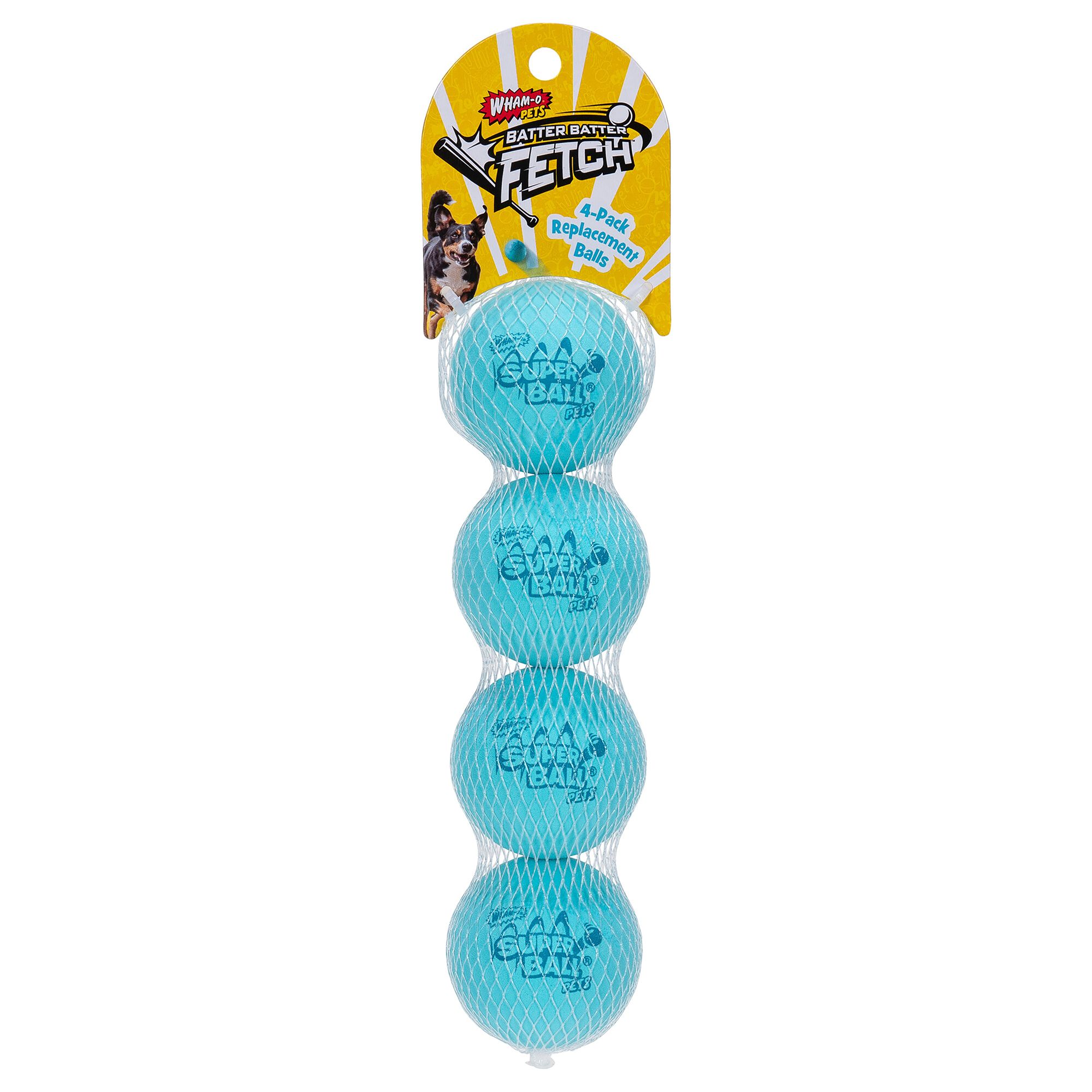 Wham-O Pets Batter Fetch Replacement Balls 4 Count | PetSmart