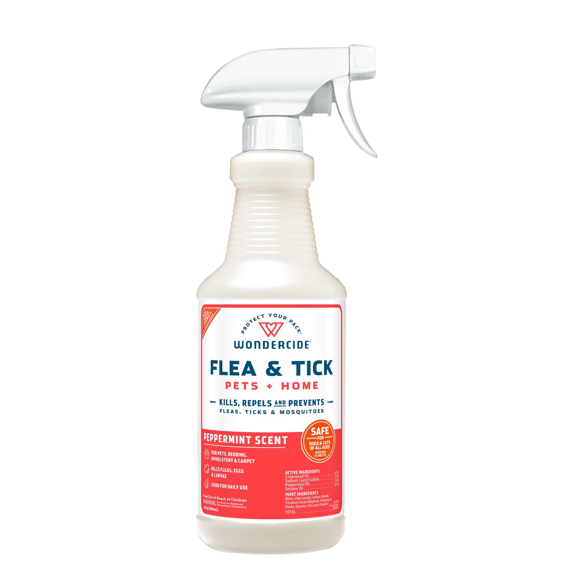 Wondercide Peppermint Scent Home and Pet Flea Tick Spray, Size: 16 Fl oz | PetSmart