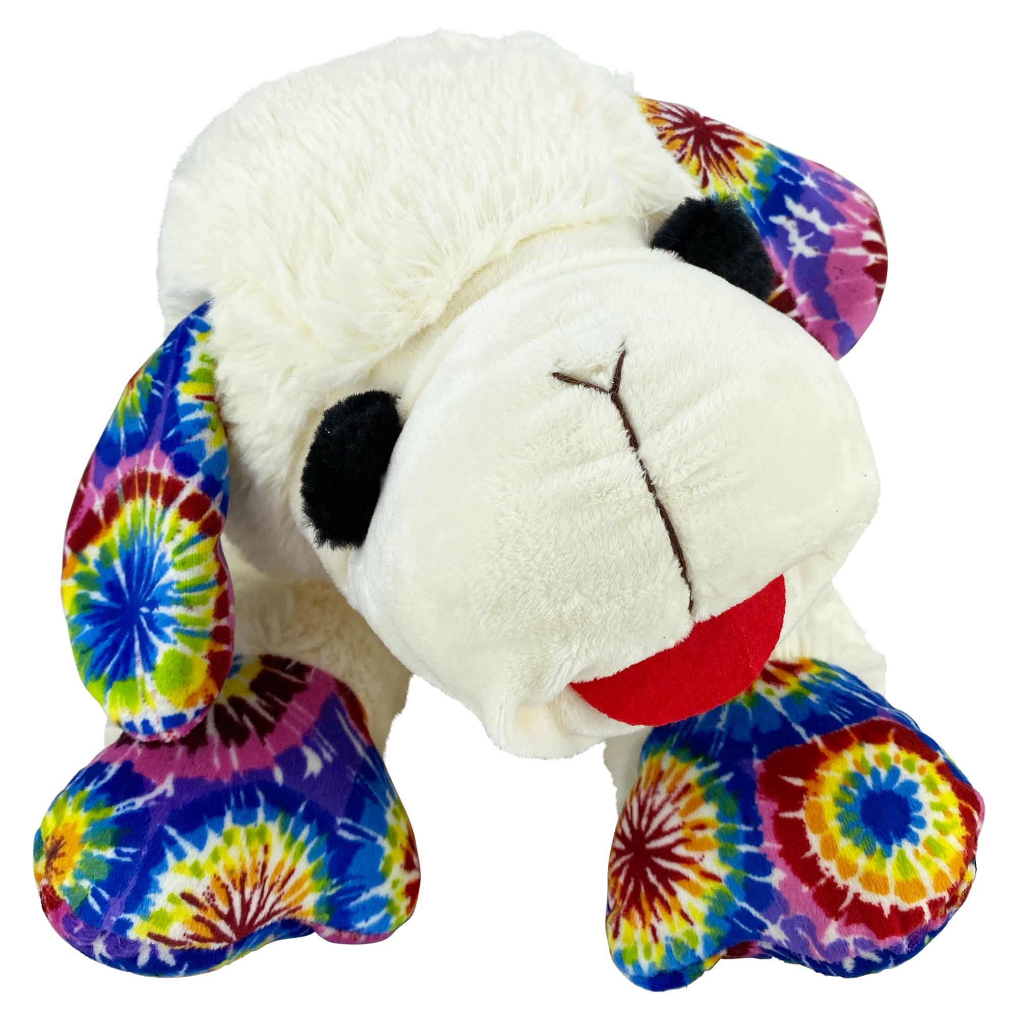 Multipet Mulitpet Jumbo Lamb Chop Tie Dye Squeaky Dog Toy | PetSmart