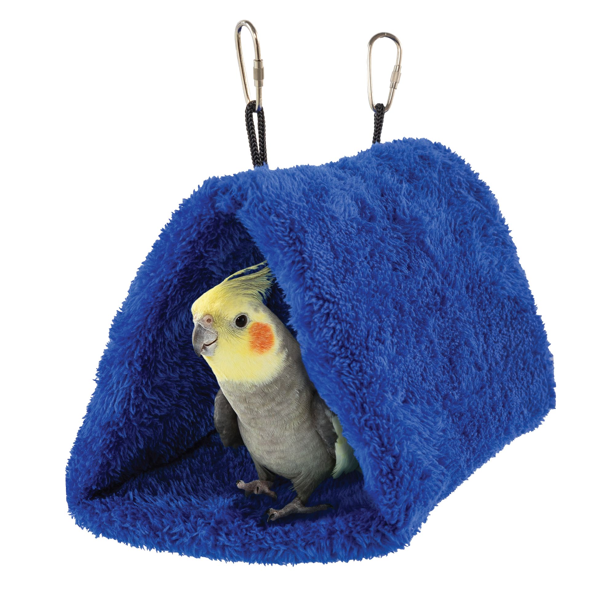 All Living Things® Fuzzy Bird Hut for Pet Bird Hideout & Nesting for Medium Birds (Medium)