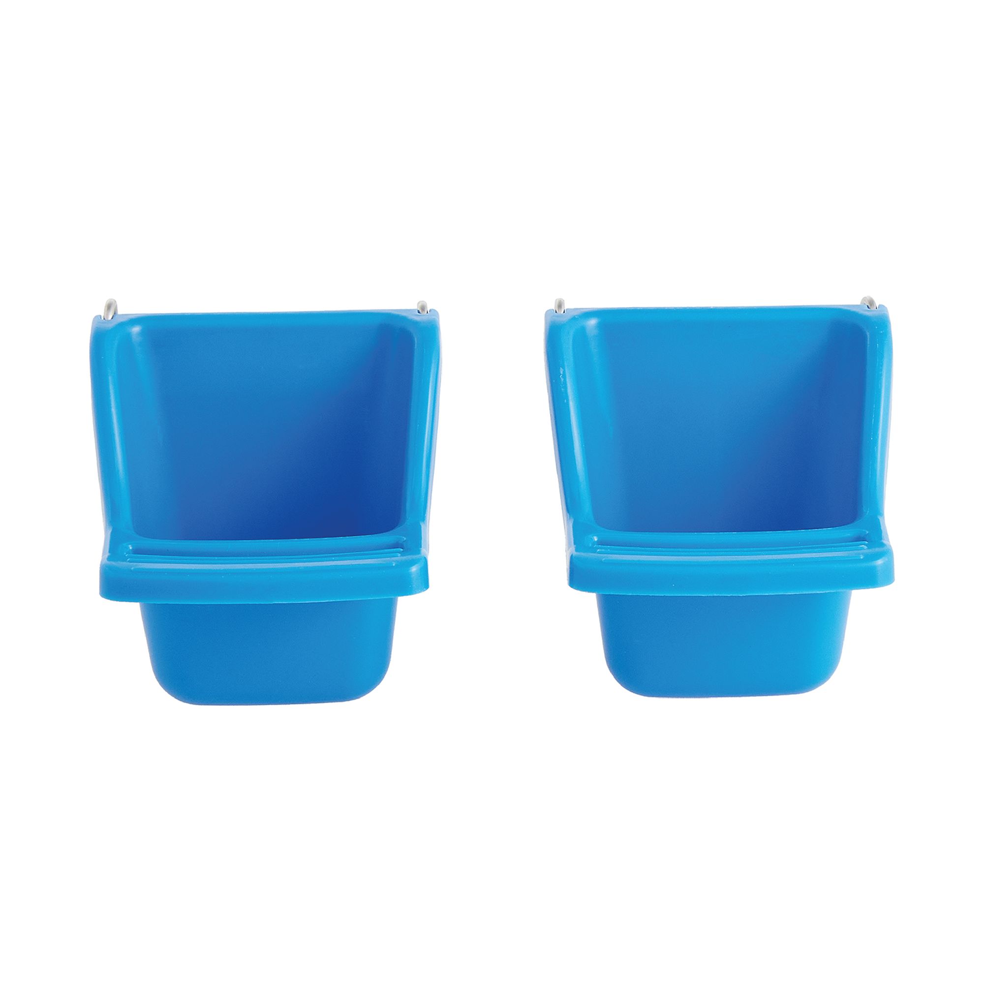 All Living Things® High-Back Cup Set - Bird Cage Food & Water Cup Set for Medium Birds - 2pk (Small)