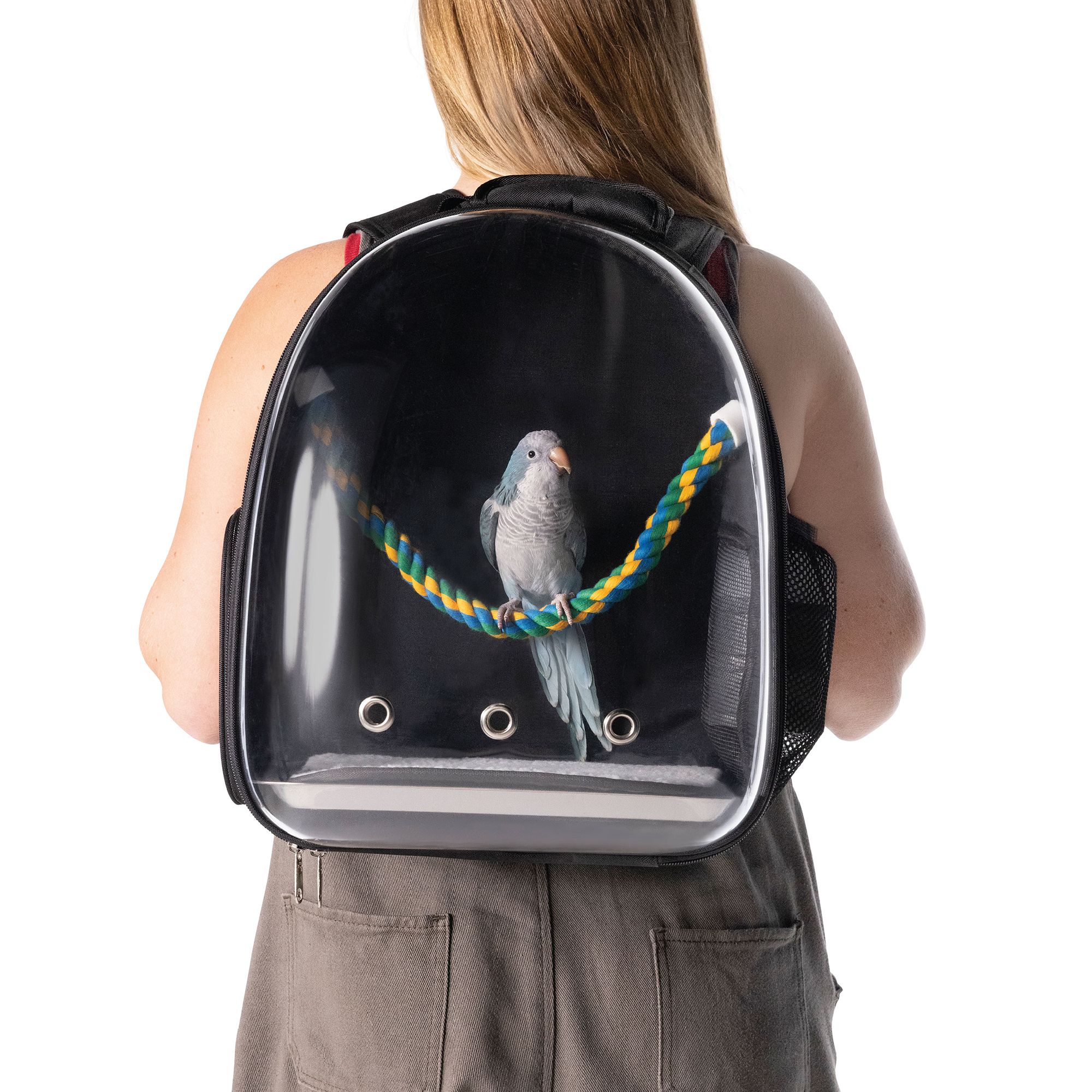 All Living Things® Bird Travel Backpack - Durable Pet Carrier Backpack for Small & Medium Birds