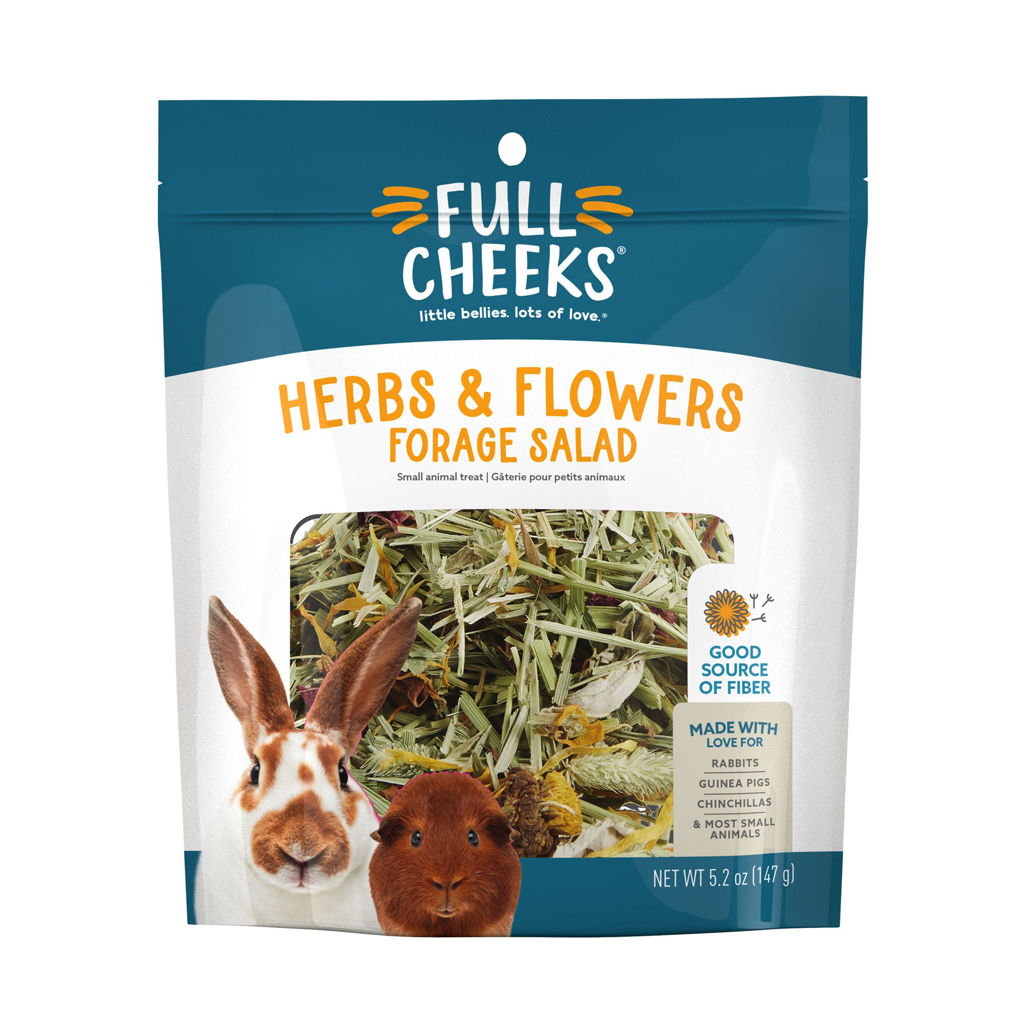 Full Cheeks&trade; Herbs & Flowers Forage Salad (5.2 Oz)