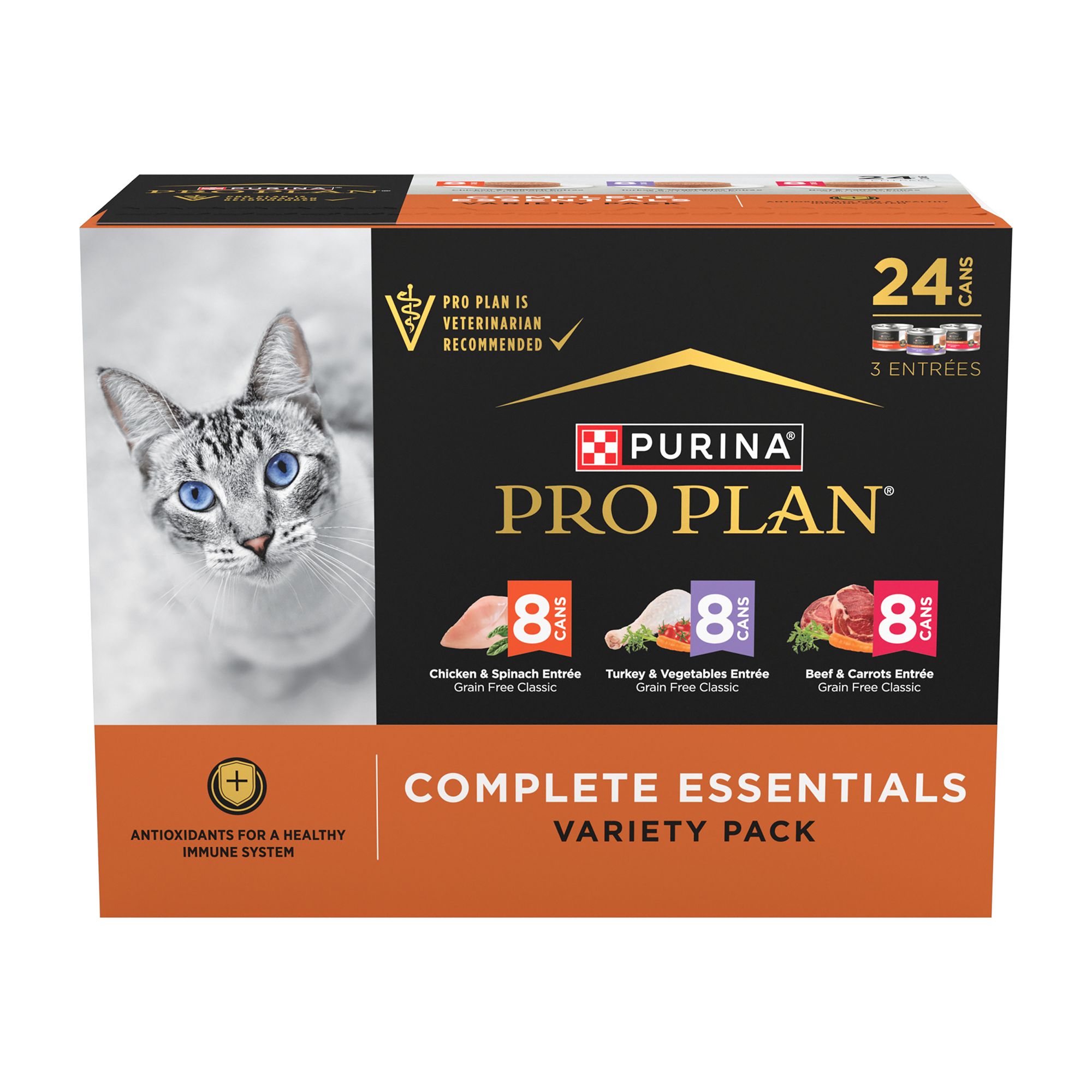 Purina Pro Plan Complete Essentials Adult Pate - Variety Pack, 24 CT, 72 OZ, Size: Count | PetSmart