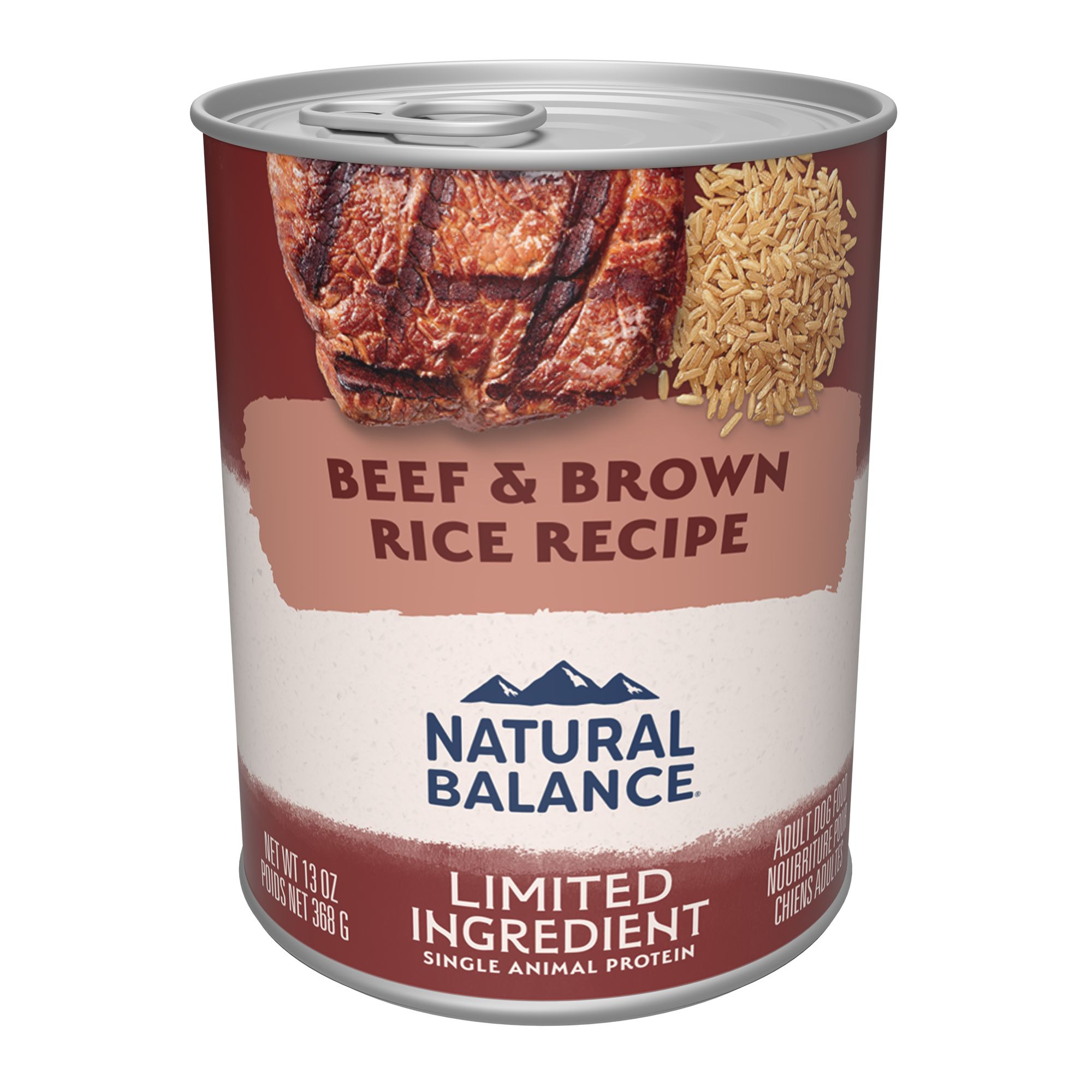 Natural Balance Limited Ingredient Reserve Adult Wet Dog Food - Duck and Brown Rice, 13 oz, Flavor: Beef | PetSmart