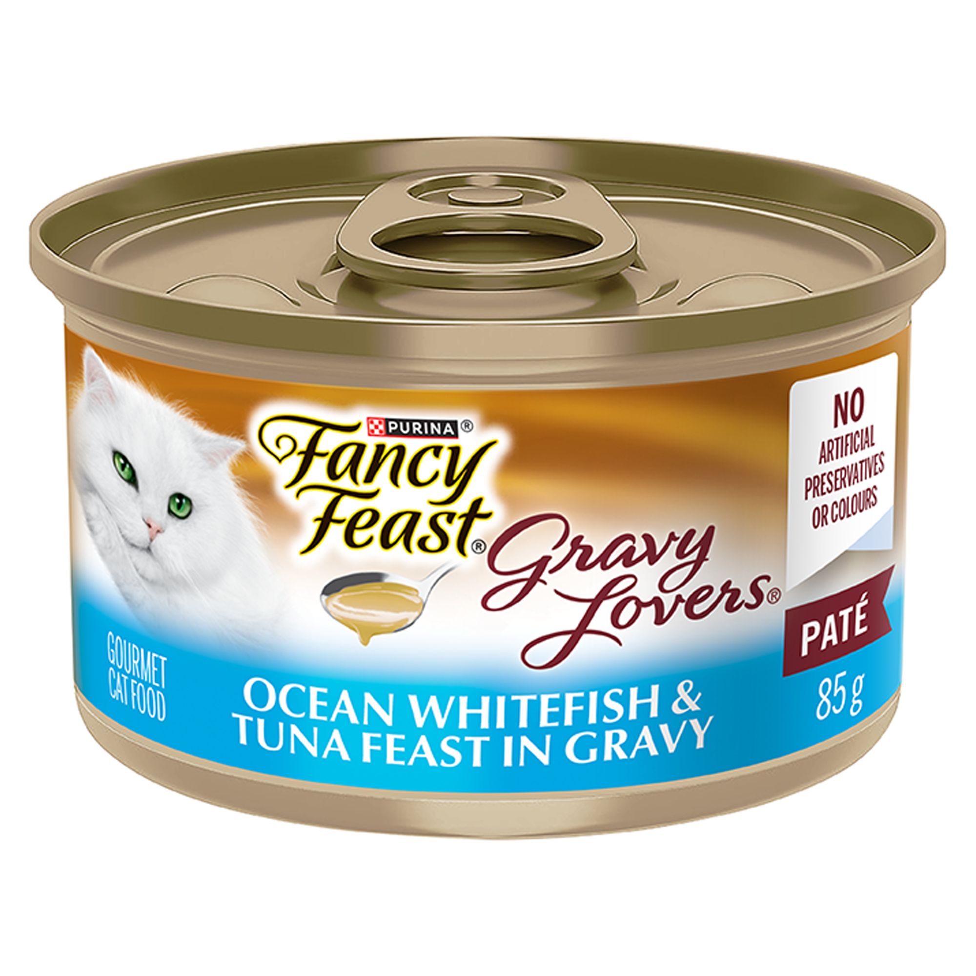 Fancy Feast Gravy Lovers Paté Wet Cat Food - Ocean Whitefish & Tuna, 85g (85 g)