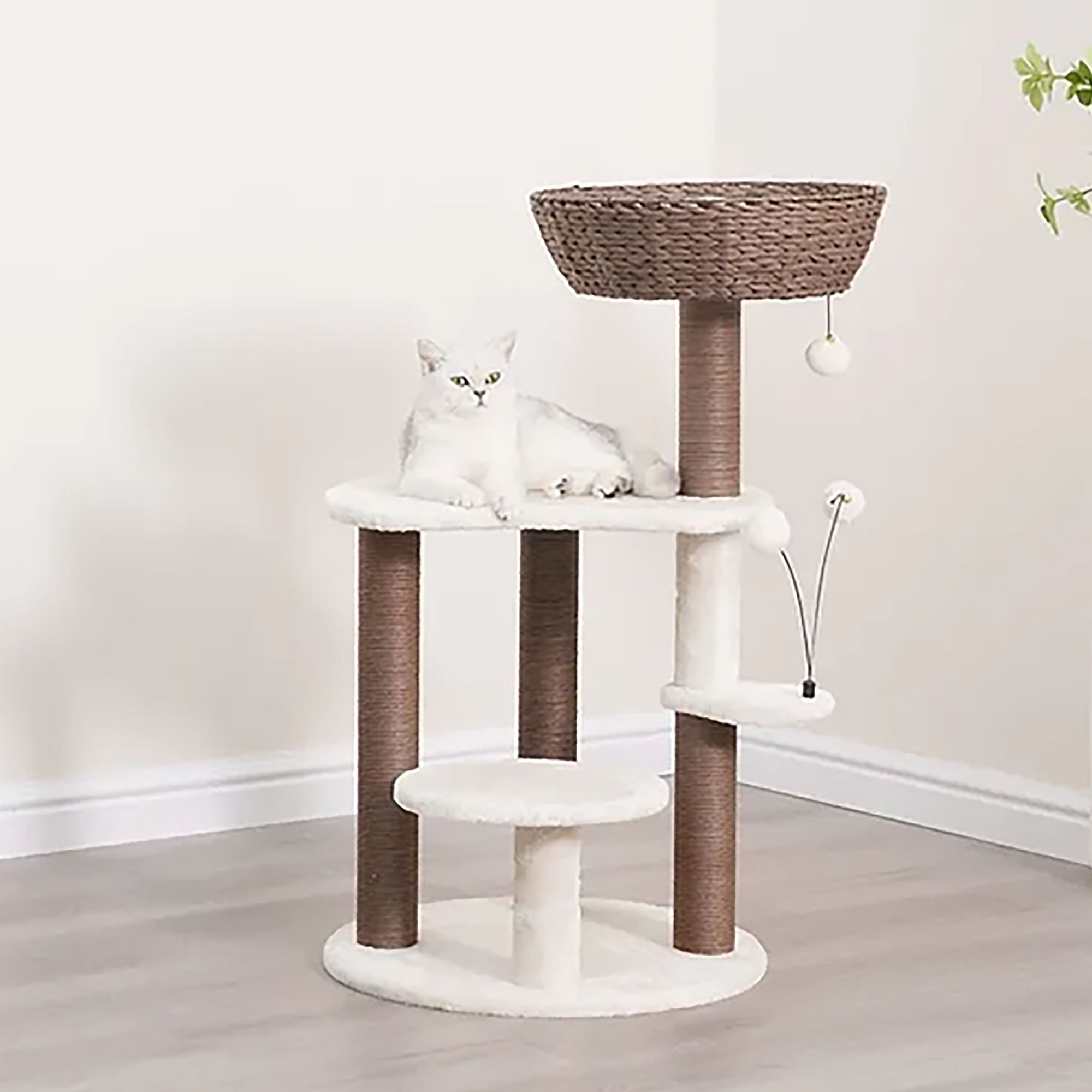 PetPals Quartz 4-Level Cat Tower