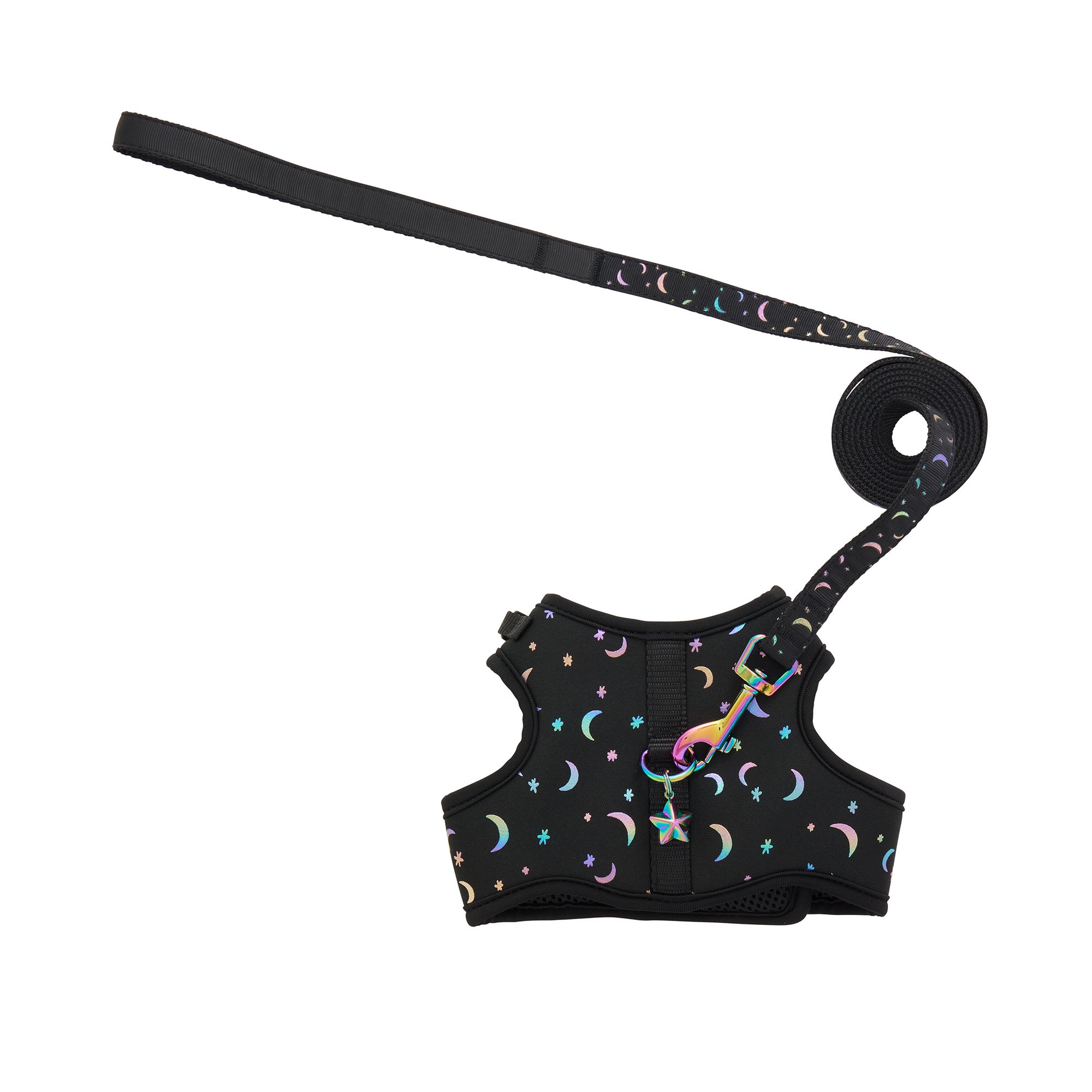 Whisker City® Black Moon Cat Harness and Leash Combo Set (Cat (Adult))
