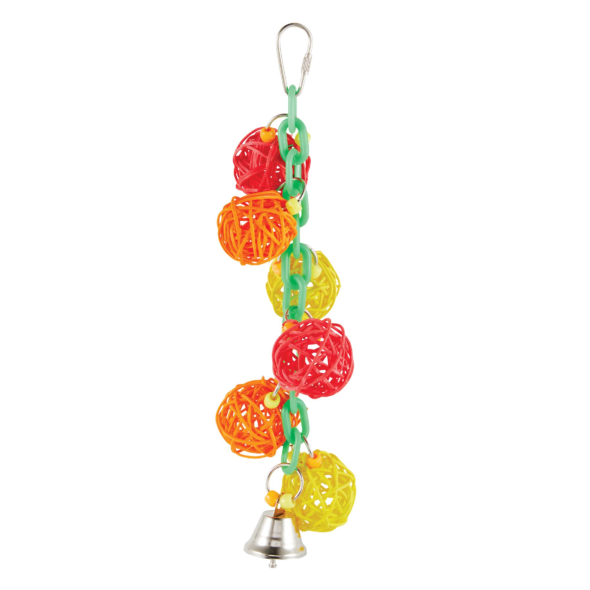 All Living Things® Bird Willow Balls Toy Small - Chew Toy for Small Birds (1)