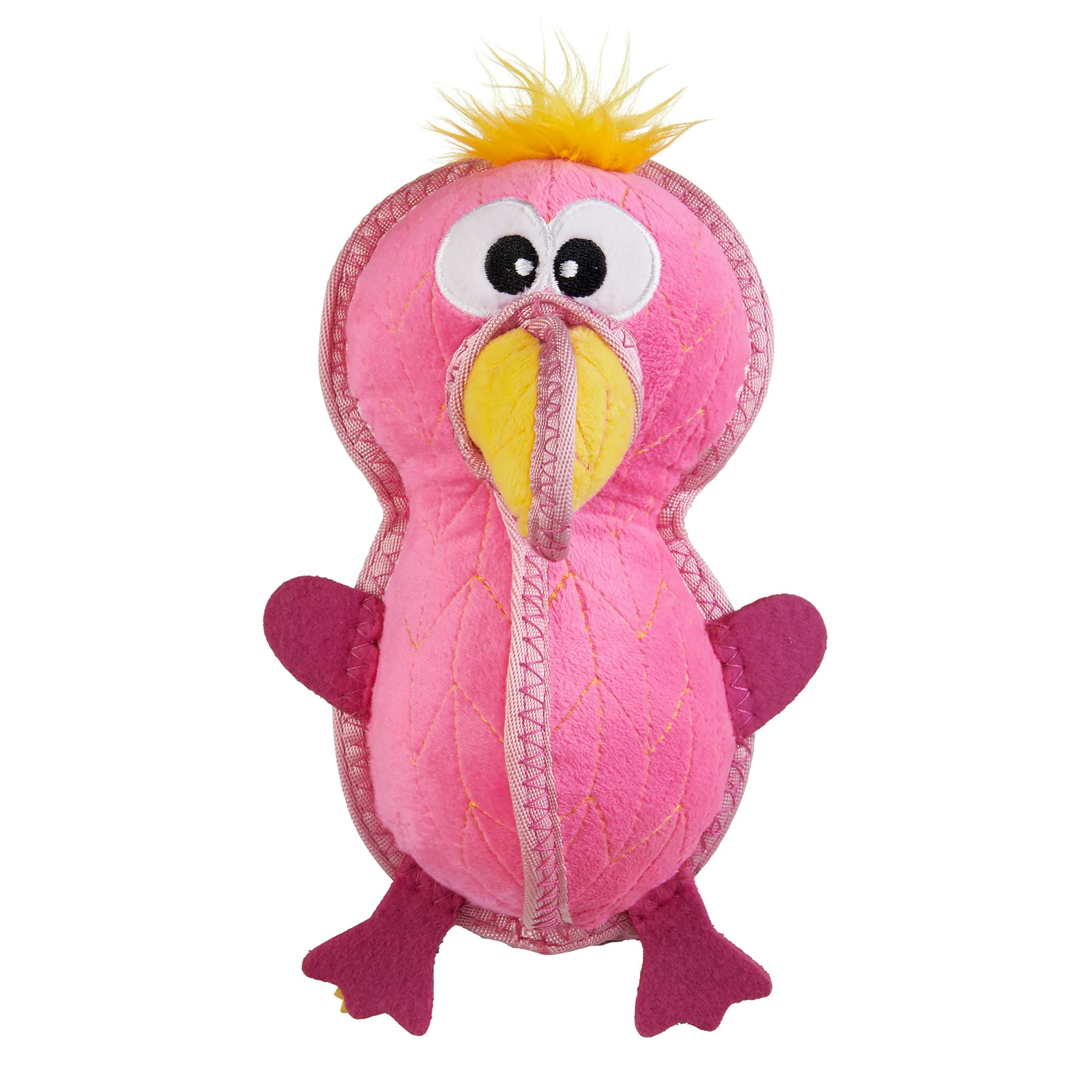 Outward Hound Xtreme Seamz Flamingo Squeaky Durable Dog Toy, Size: Medium | PetSmart