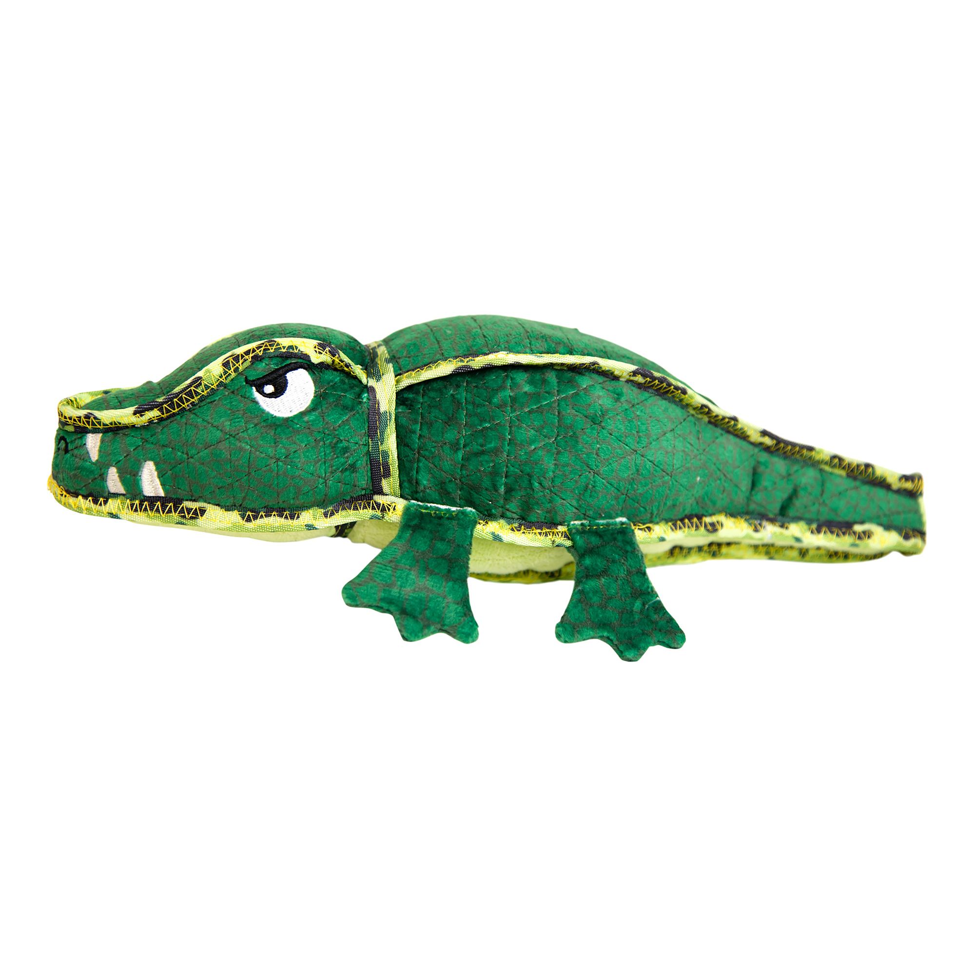 Outward Hound Xtreme Seamz Alligator Squeaky Plush Dog Toy, Size: Medium | PetSmart