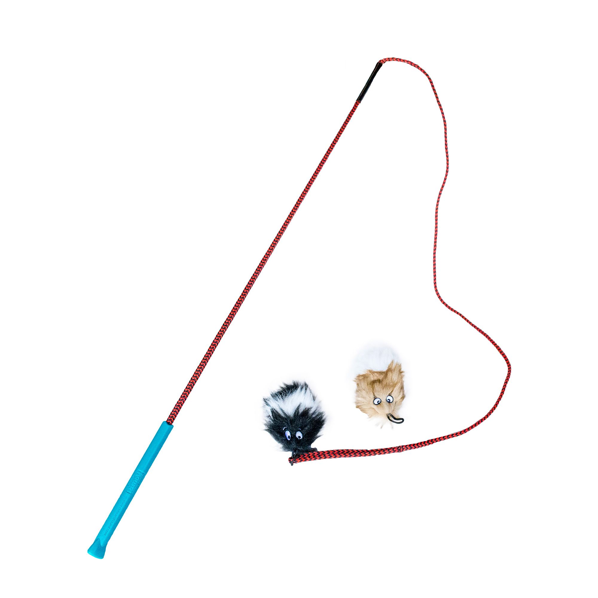 Outward Hound Tail Teaser with Refill Dog and Cat Toy in Black | PetSmart