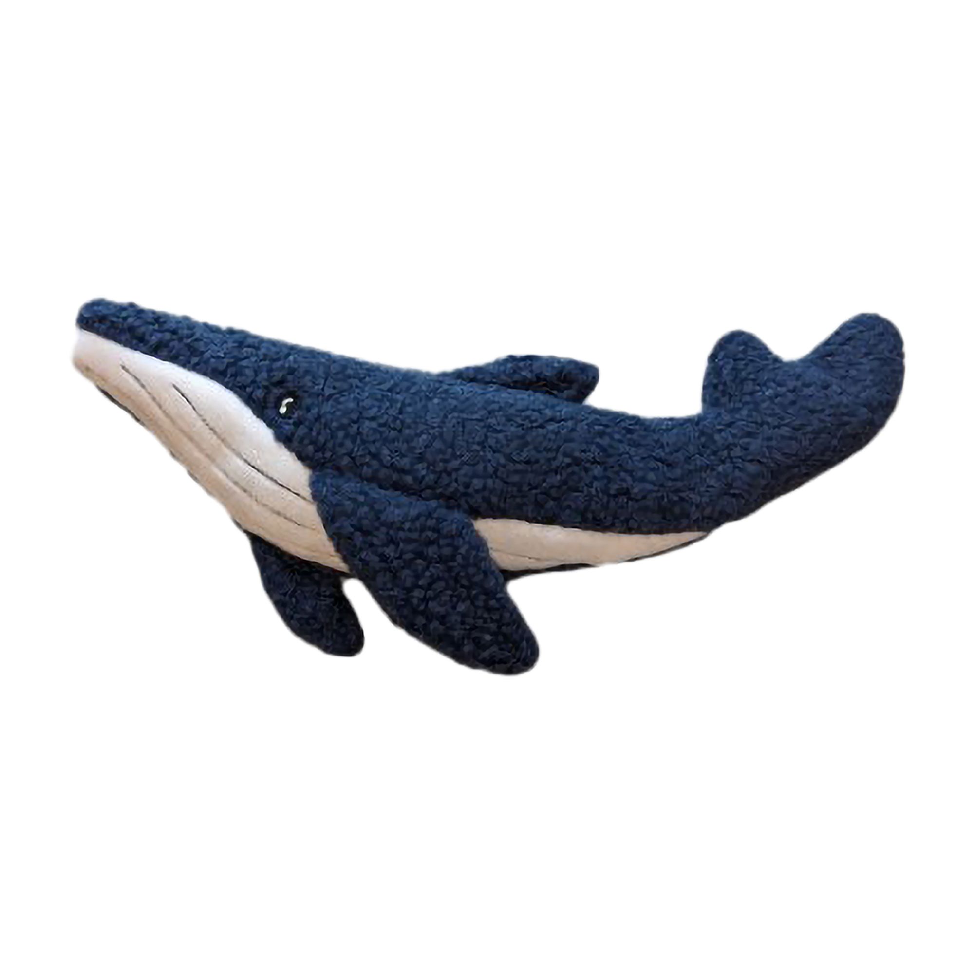 Hip Doggie Barker's Bowtique Wildlife Winston The Blue Whale Dog Toy | PetSmart