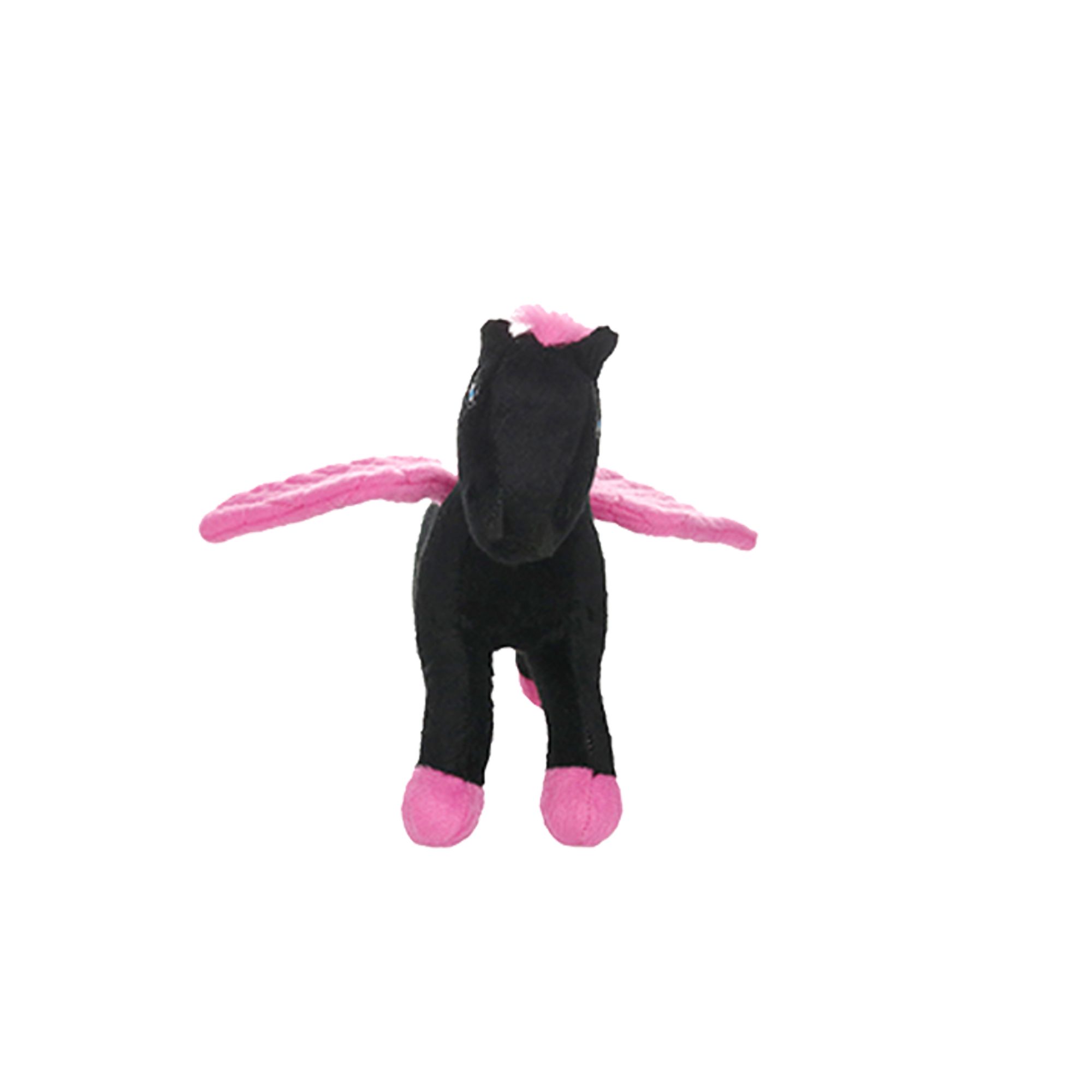 Mighty Dog Toys MIGHTY JR Liar Pegasus Black Pink Toy | PetSmart
