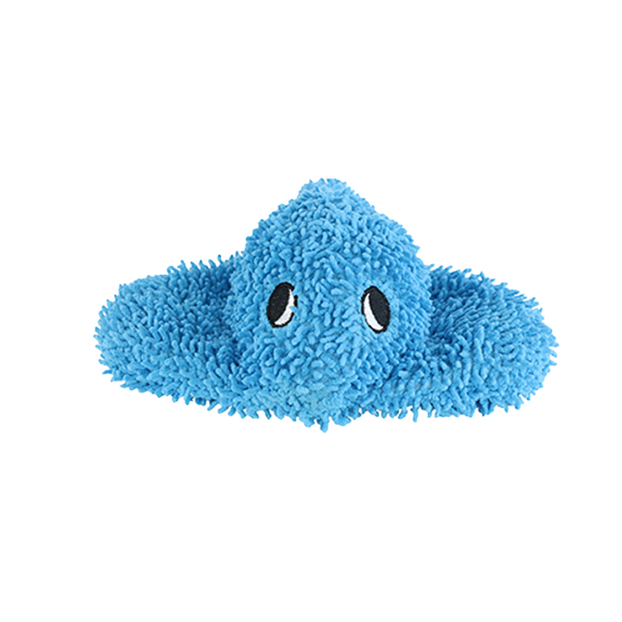Mighty Dog Toys MIGHTY Microfiber Ball Med Stingray Blue Toy, Size: Medium | PetSmart