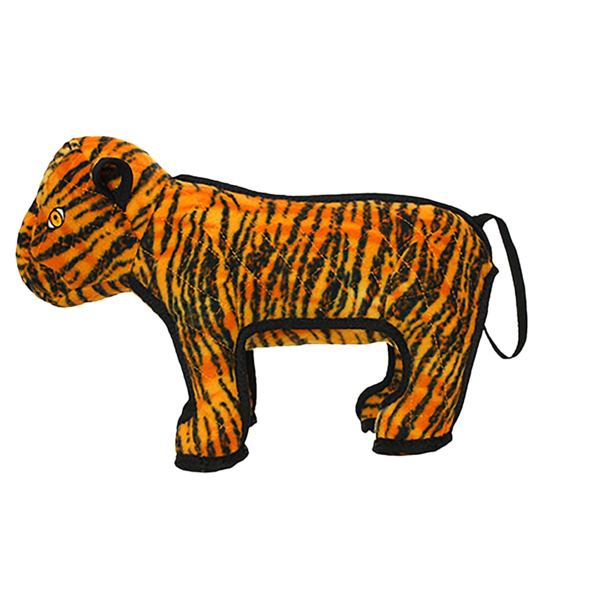 TUFFY Zoo Animal Themed Dog Toy- Tiger in Orange | PetSmart