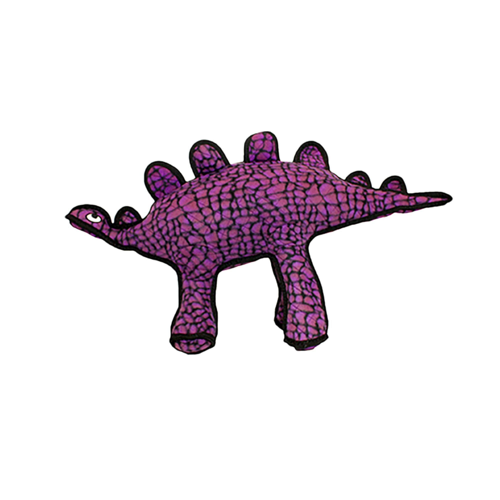 TUFFY Dinosaur Purple Stegosaurus Dog Toy | PetSmart