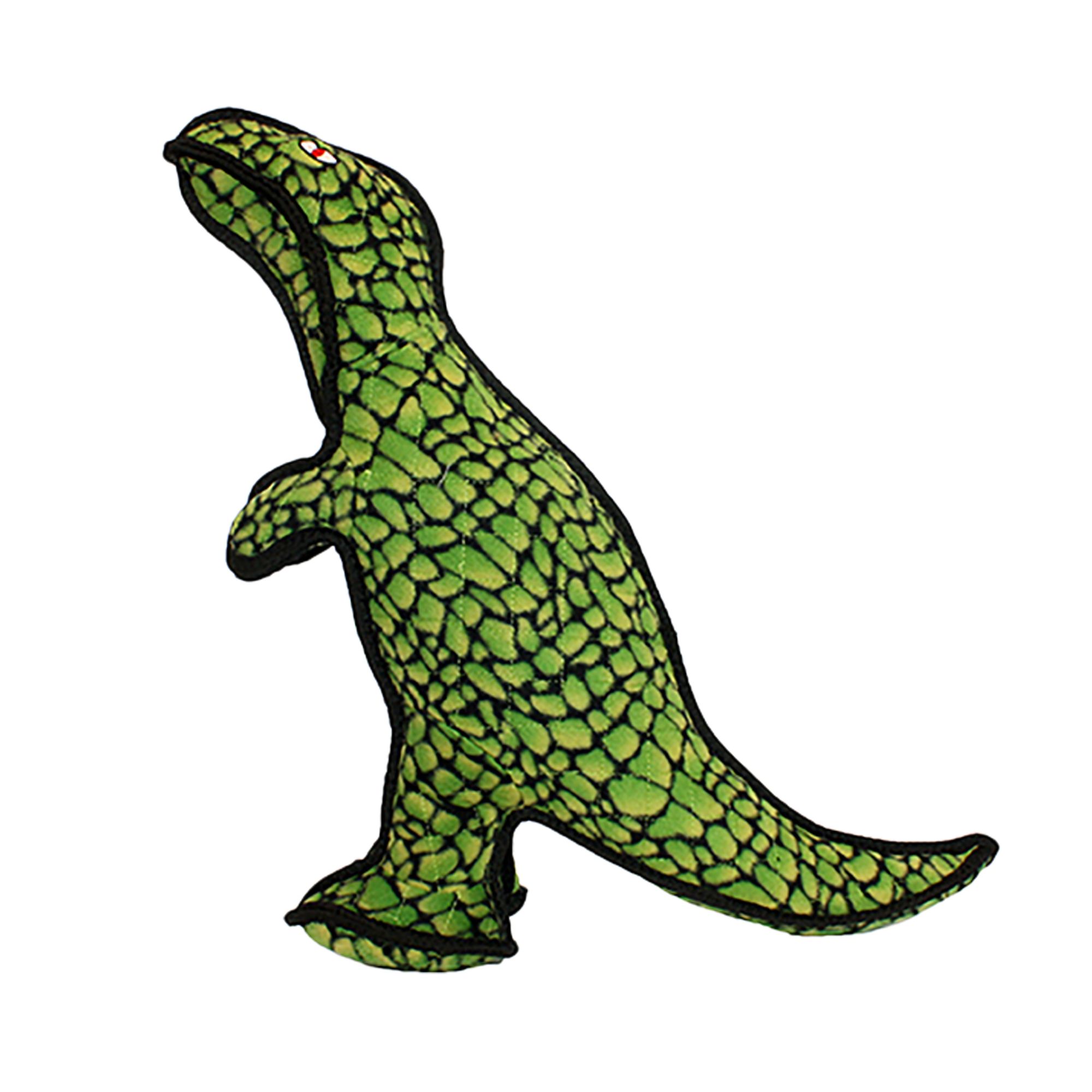TUFFY Dinosaur T-Rex Dog Toy in Green | PetSmart