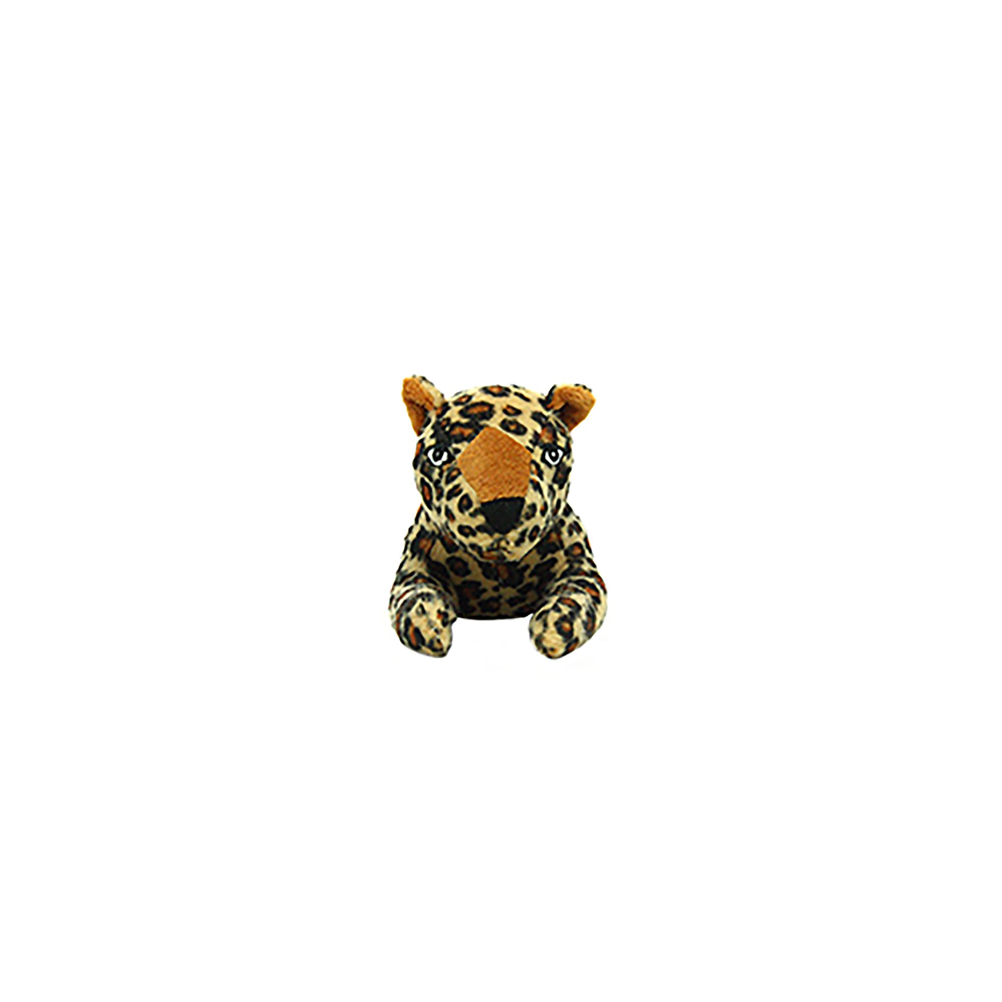 Mighty Dog Toys MIGHTY JR Safari Leopard Toy in Brown | PetSmart