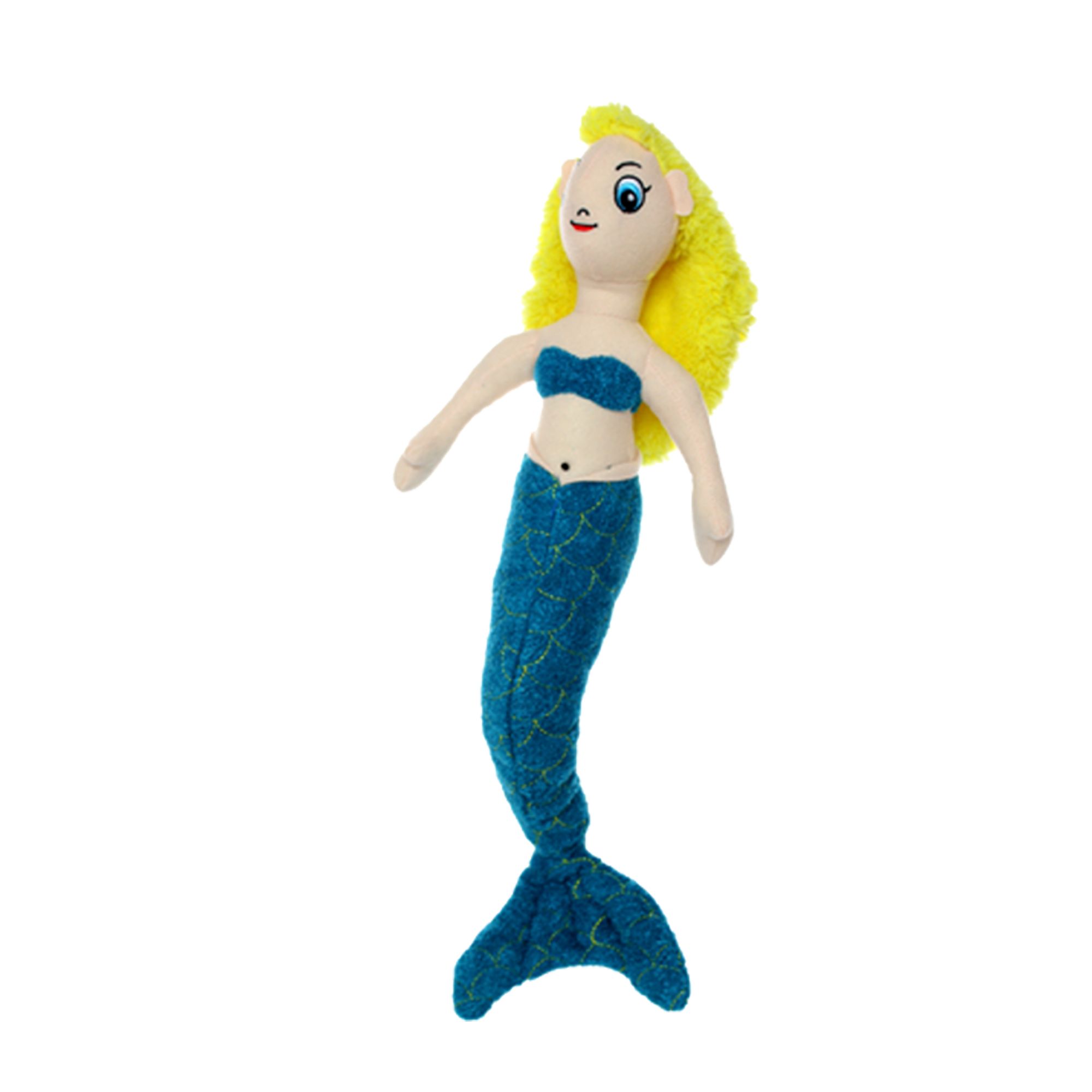 Mighty Dog Toys MIGHTY Liar Mermaid Toy in Blue | PetSmart