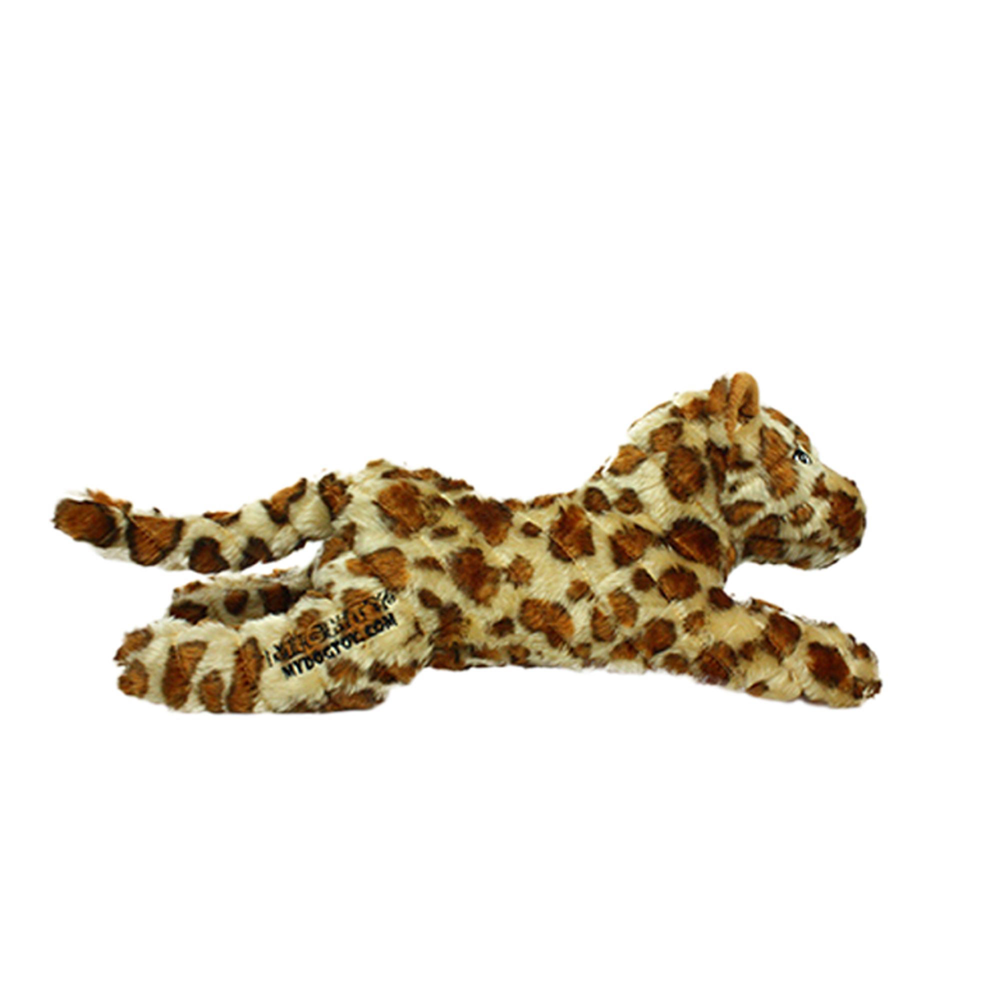 Mighty Dog Toys MIGHTY Safari Leopard Toy in Brown | PetSmart