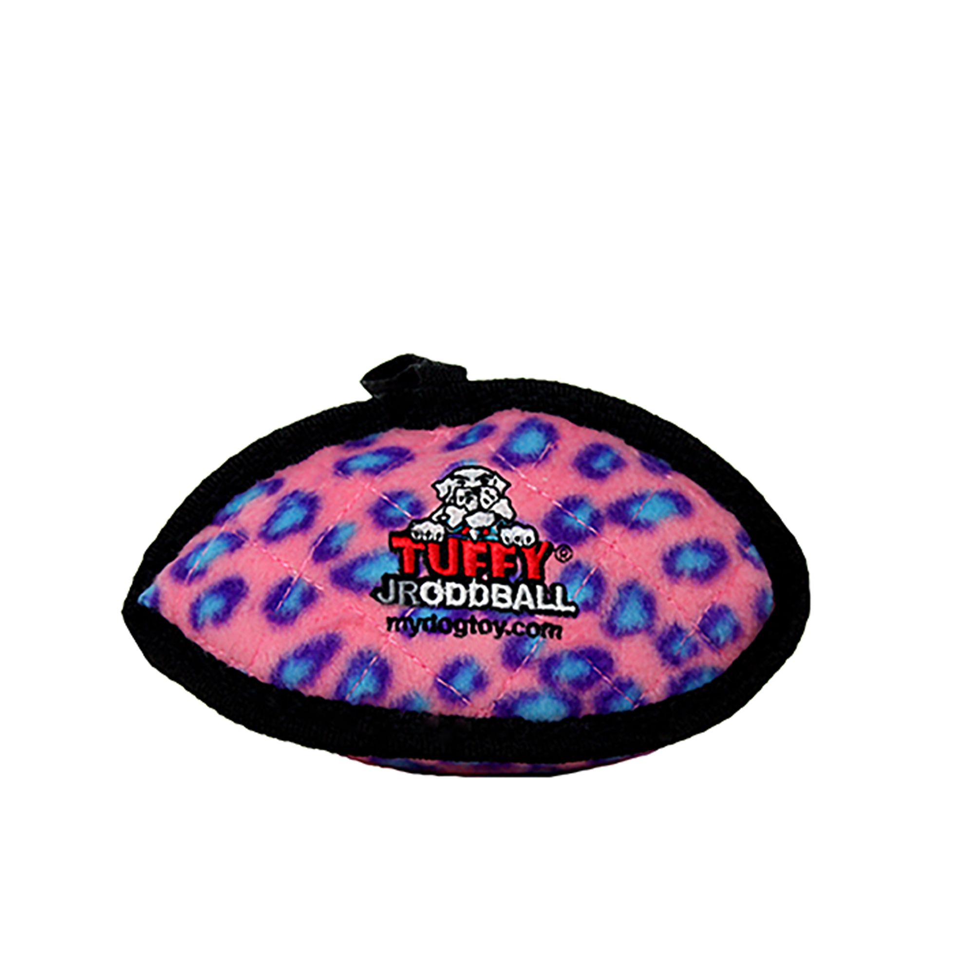TUFFY JR Odd Ball Pink Leopard Dog Toy | PetSmart