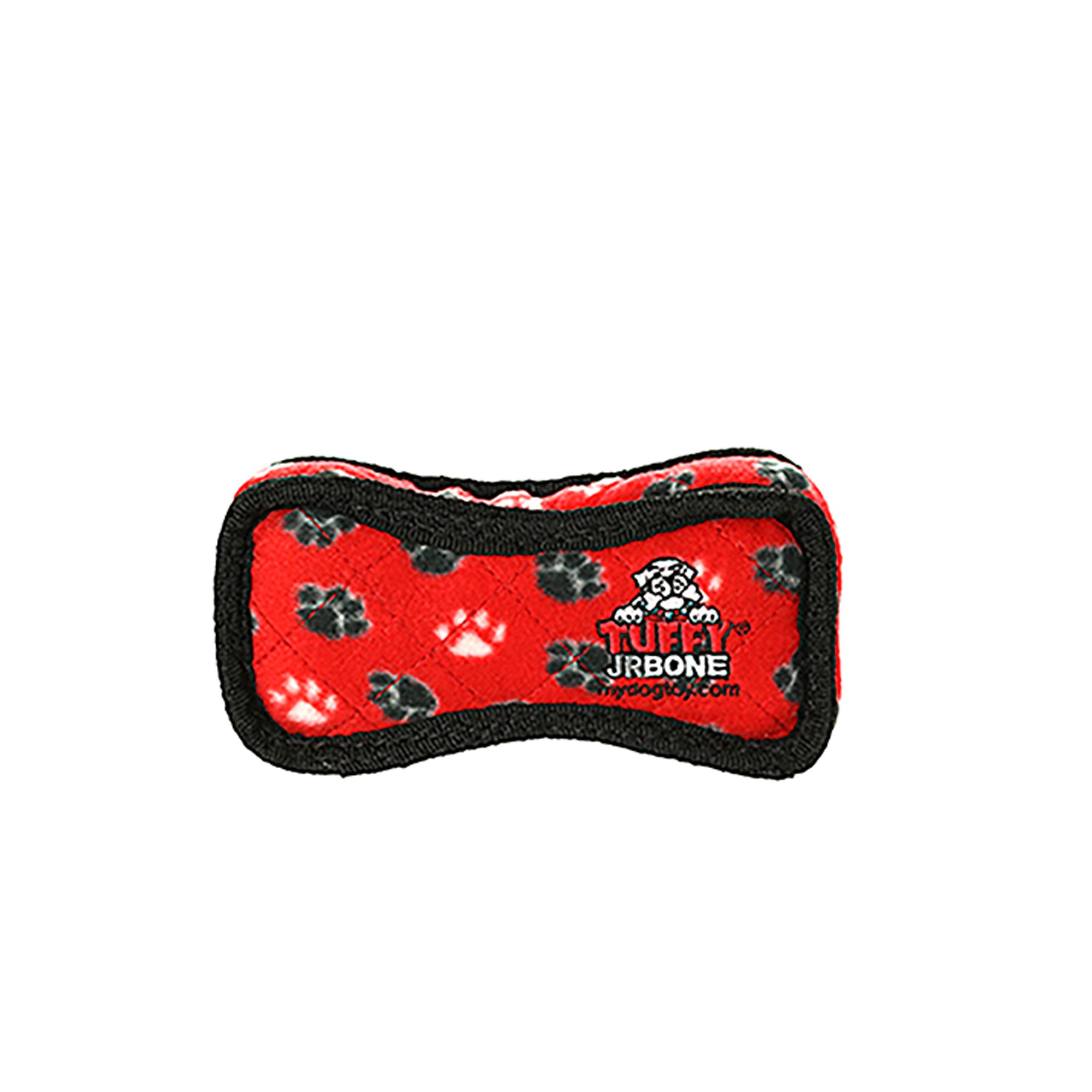 TUFFY JR Thick Bone Red Paw Dog Toy | PetSmart