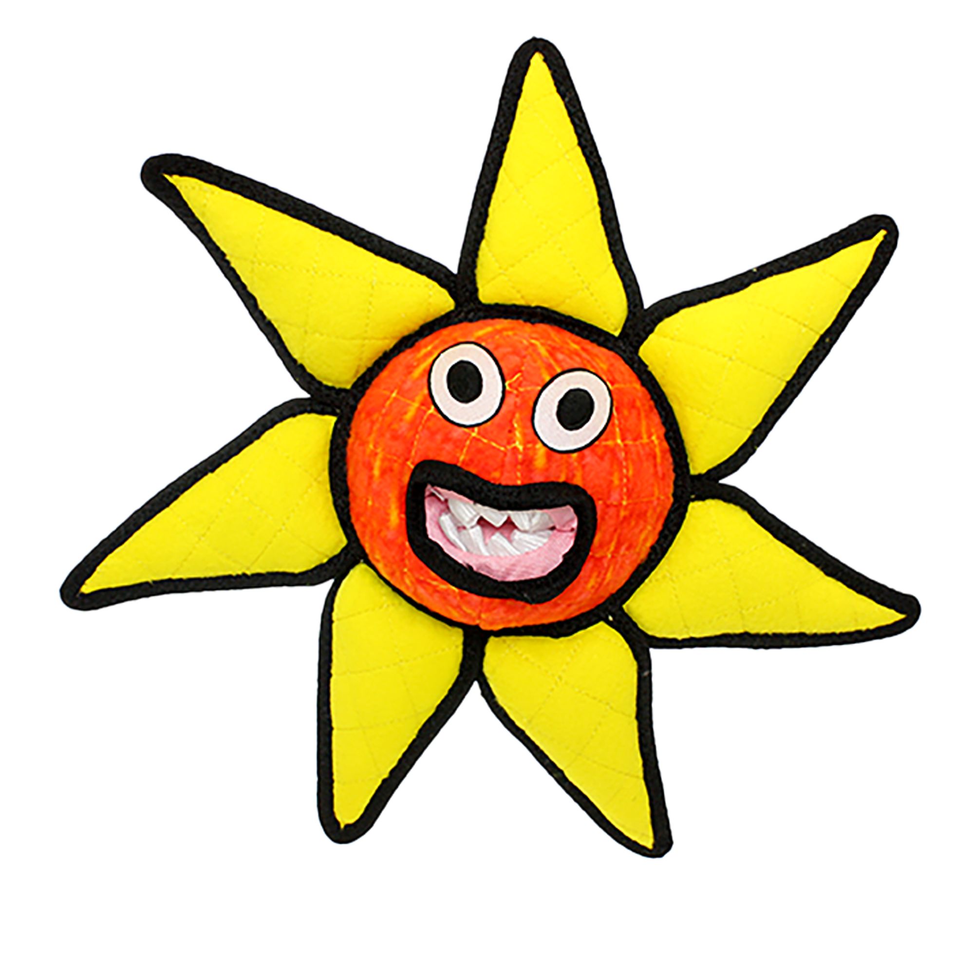TUFFY Alien Ball Flower Red Dog Toy | PetSmart