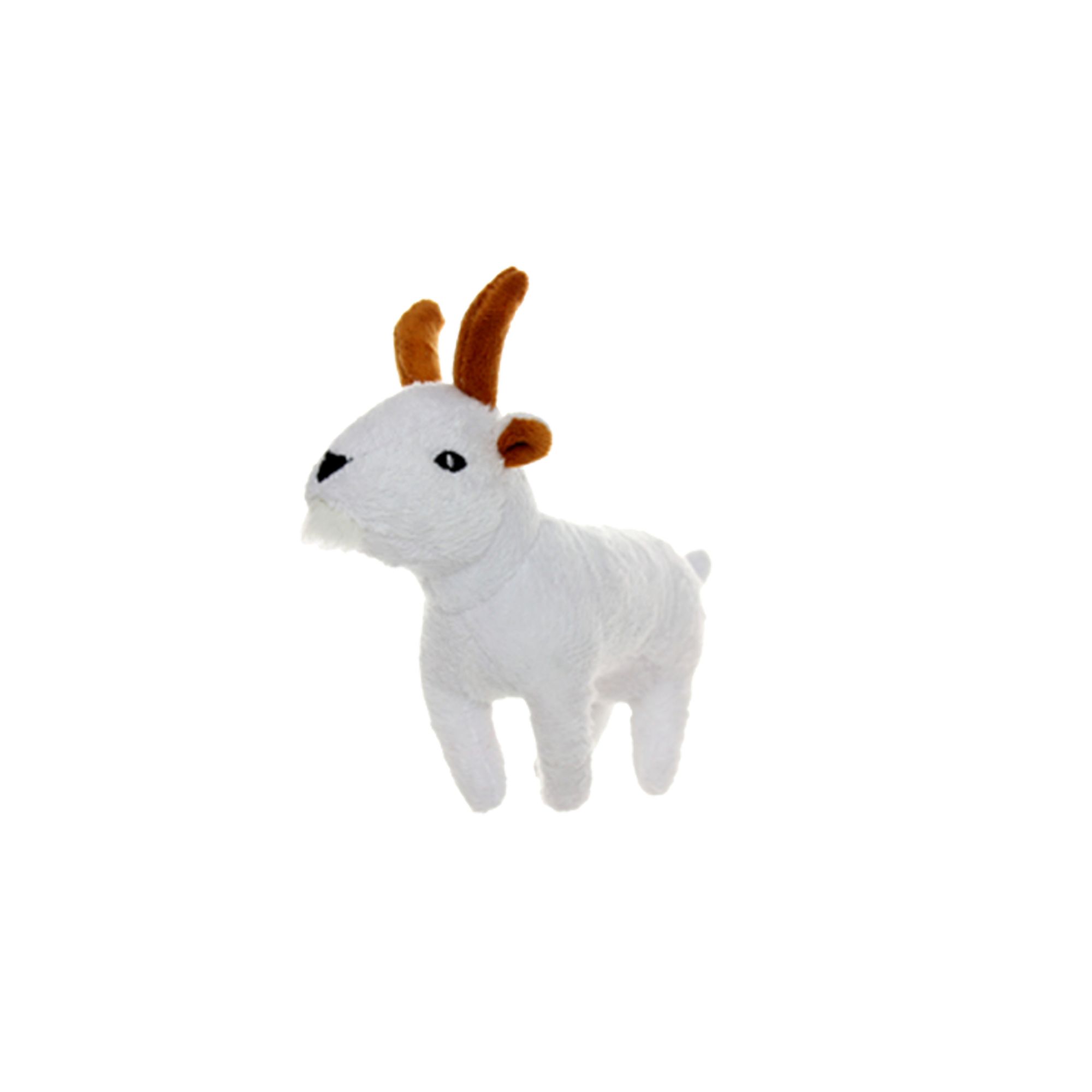 Mighty Dog Toys MIGHTY JR Farm Goat Toy in White | PetSmart