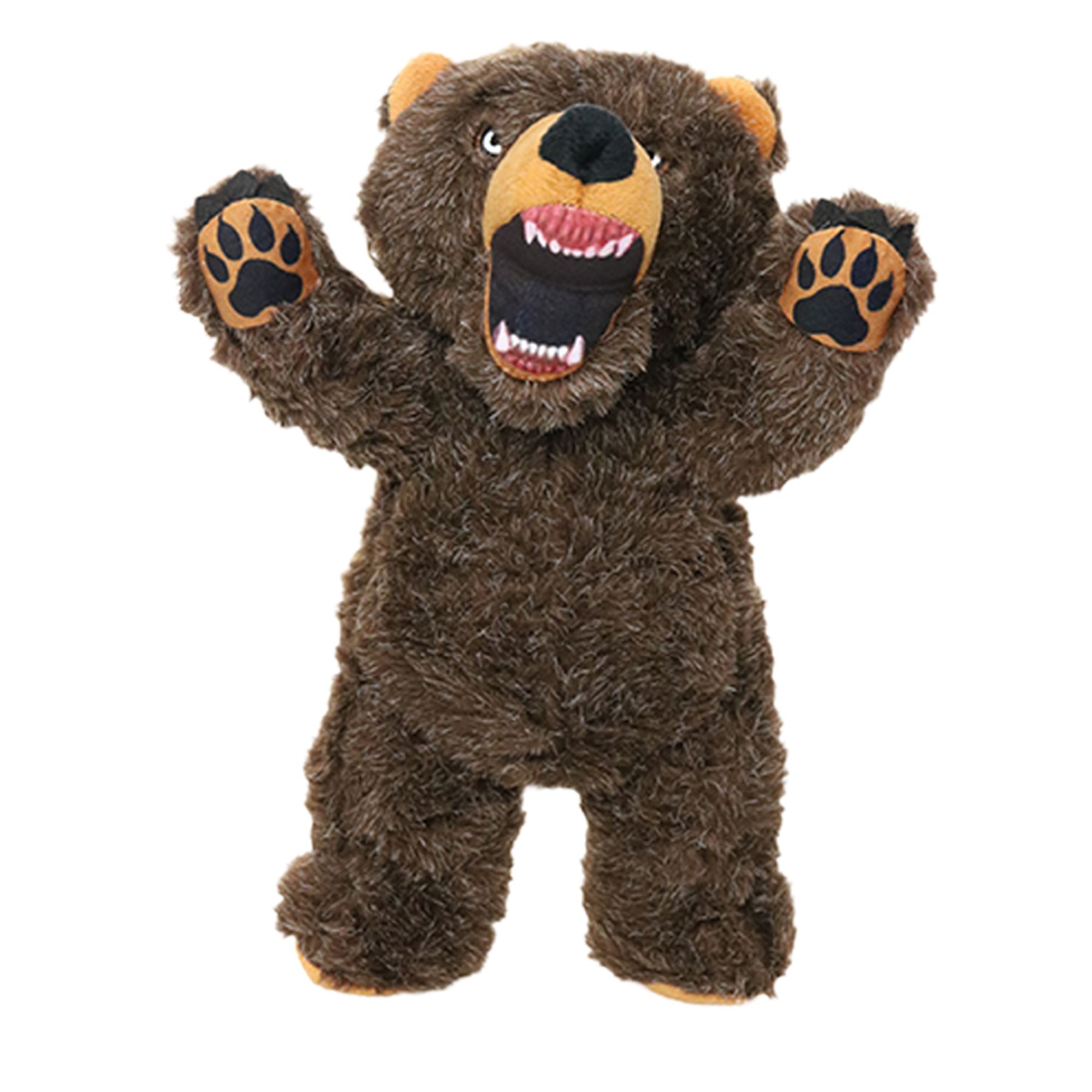 Mighty Dog Toys MIGHTY Angry Animals Bear Toy in Brown | PetSmart