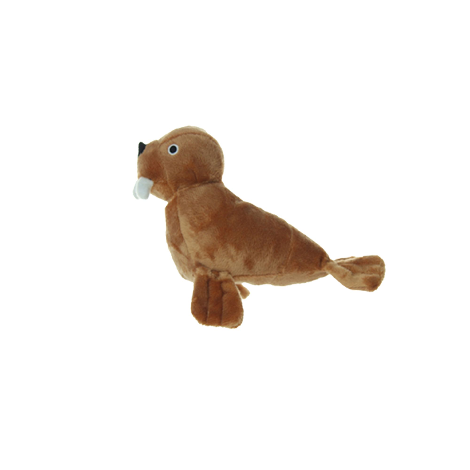 Mighty Dog Toys MIGHTY JR Arctic Walrus Toy in Brown | PetSmart